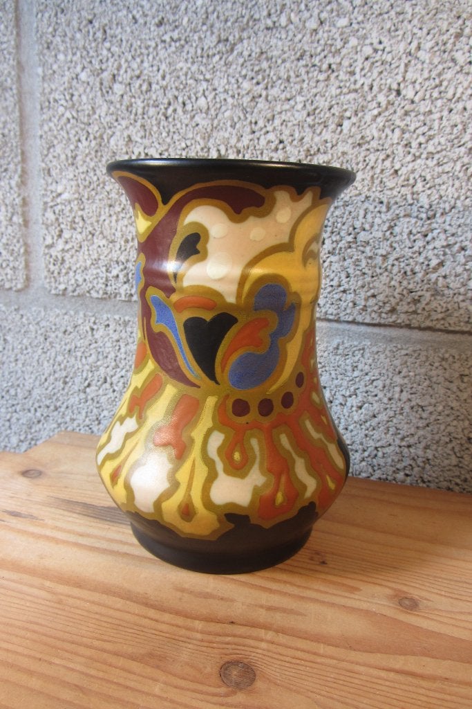 Vaas/vaasje (plateel) van Regina, Gouda, Ophalen of Verzenden