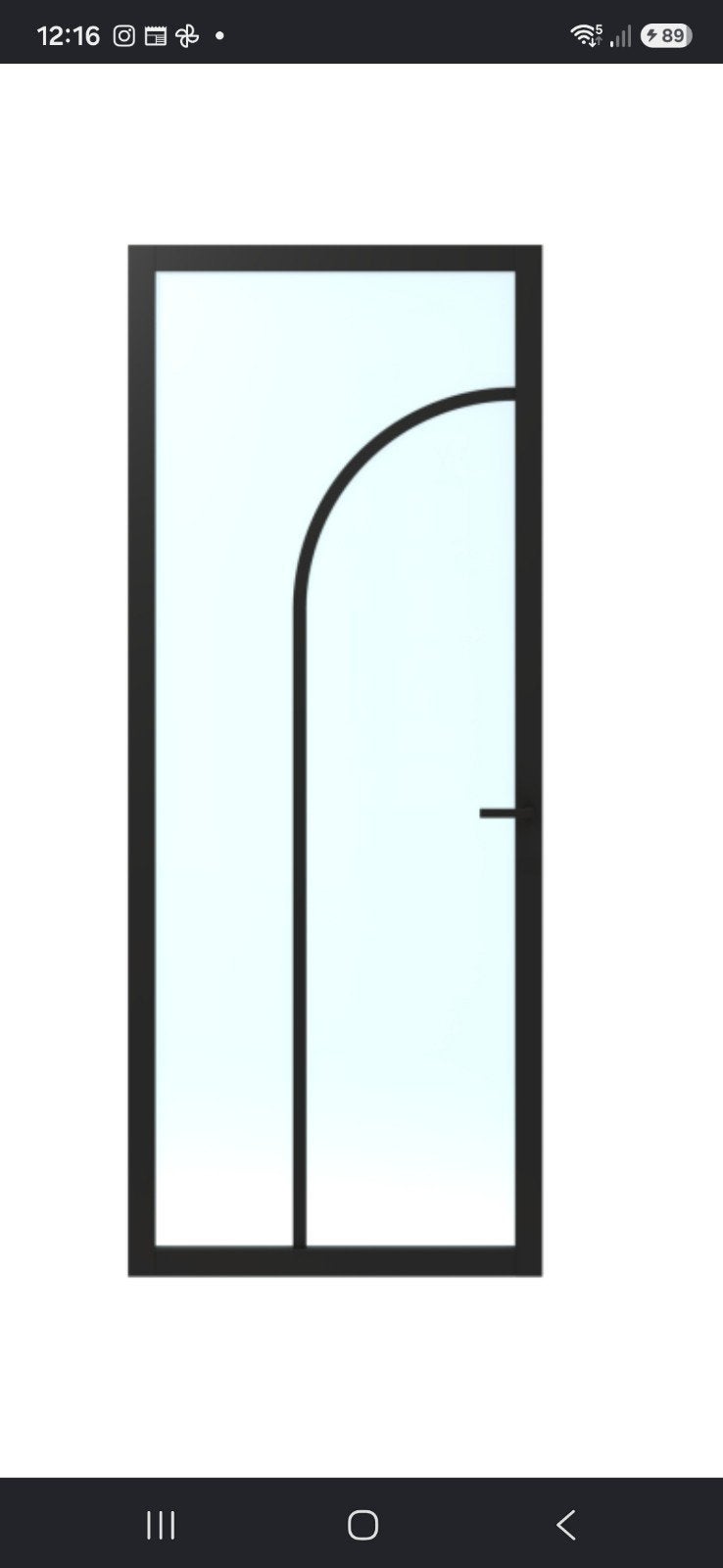 cando binnen deur elegant flow 83x211,5, Ophalen, Nieuw, Binnendeur, 200 tot 215 cm