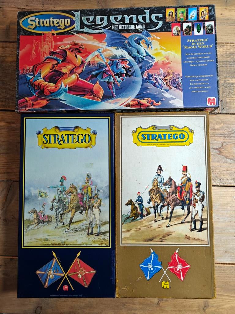 3 X Stratego vintage., Ophalen of Verzenden, Jumbo., Jumbo., Jumbo.