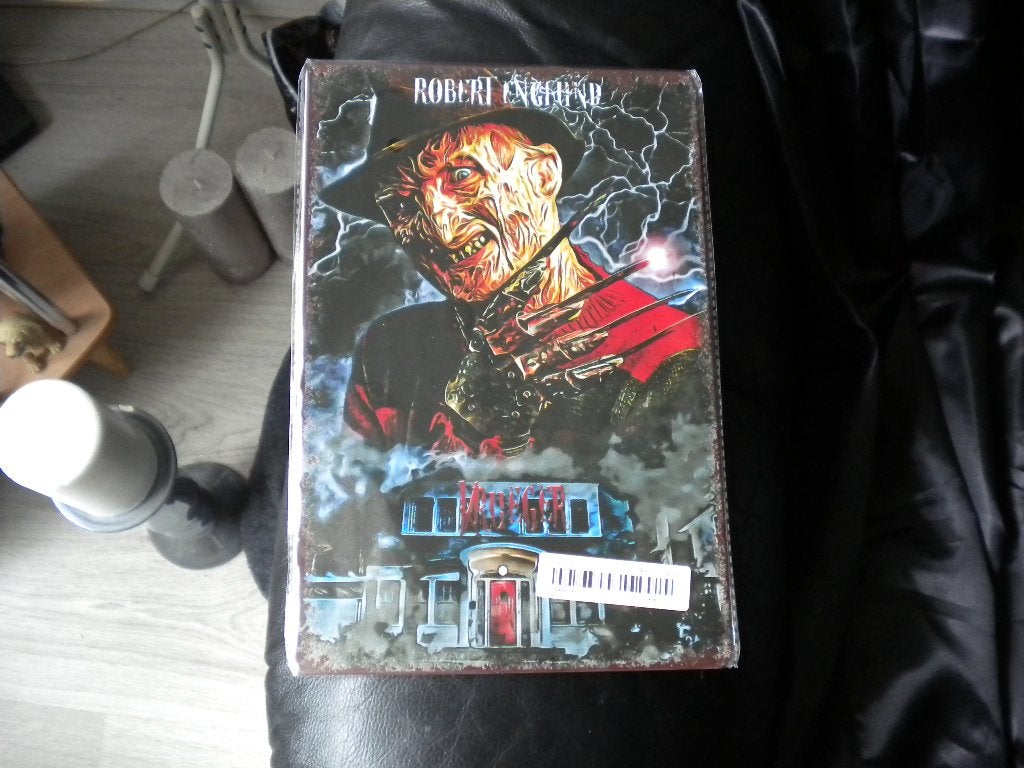 A nightmare on elmstreet metalen bordje freddy kruger, Ophalen of Verzenden, Nieuw