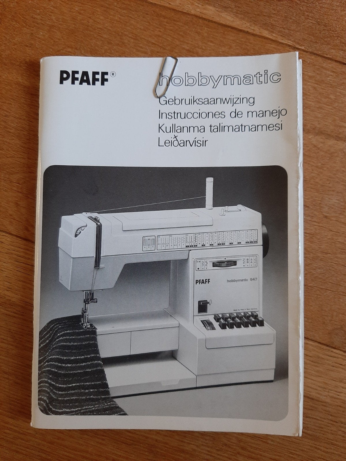 pfaff BOEKJE met gebruiksaanwijzingen, Ophalen of Verzenden, Zo goed als nieuw, Toebehoren, Pfaff