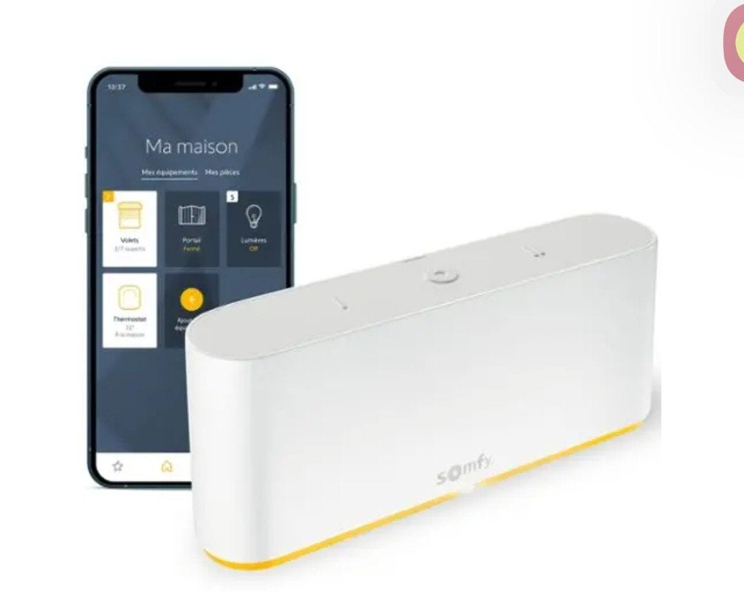 Somfy TaHoma SwitcH GEZOCHT, Doe-het-zelf en Verbouw, Rolluiken, Minder dan 100 cm, Wit, Ophalen of Verzenden, Zo goed als nieuw