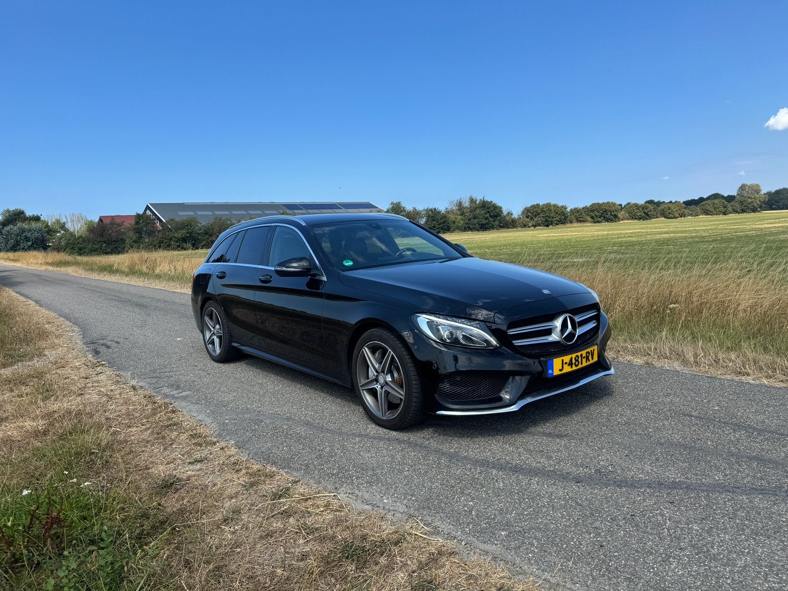Mercedes-Benz C-Klasse C250 d 204pk 7G-TRONIC 2016 Zwart, Auto's, Mercedes-Benz, 1800 kg, 4 cilinders, Zwart, Leder