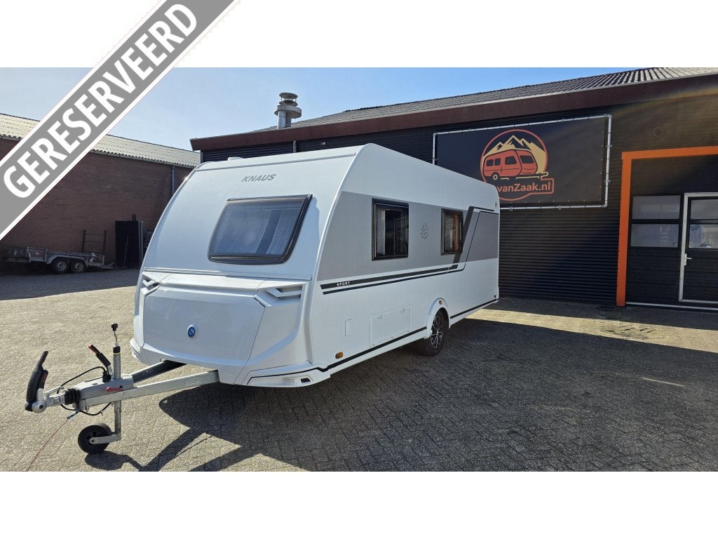 Knaus Sport 540 FDK Zakluifel,Stapelbed,1800K, Caravans en Kamperen, Koelkast, Overige typen, Bedrijf, Treinzit