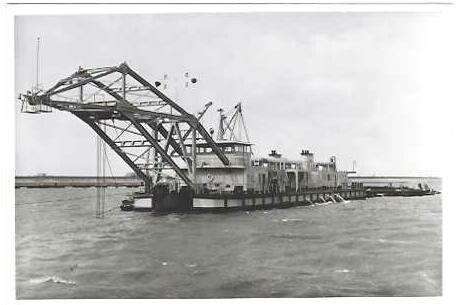 Baggerschepen, Verzamelen, Scheepvaart, Ophalen of Verzenden, Nieuw, Kaart, Foto of Prent