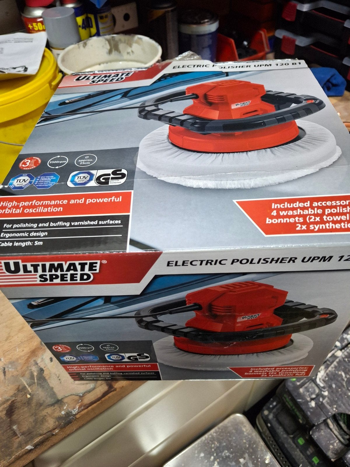 Ultimate Speed Elektrische Polijstmachine UPM 120 B1, Ophalen, Nieuw, Overige typen