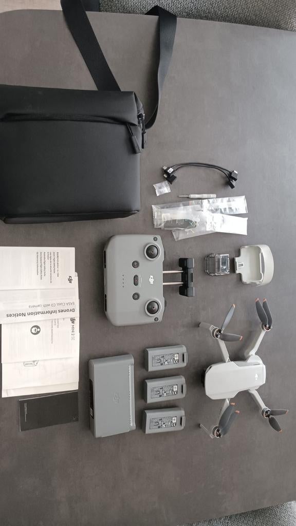 DJI mini 2 SE fly more combo, Audio, Tv en Foto, Drones, Ophalen, 30 tot 45 minuten, Cameradrone, Return to Home