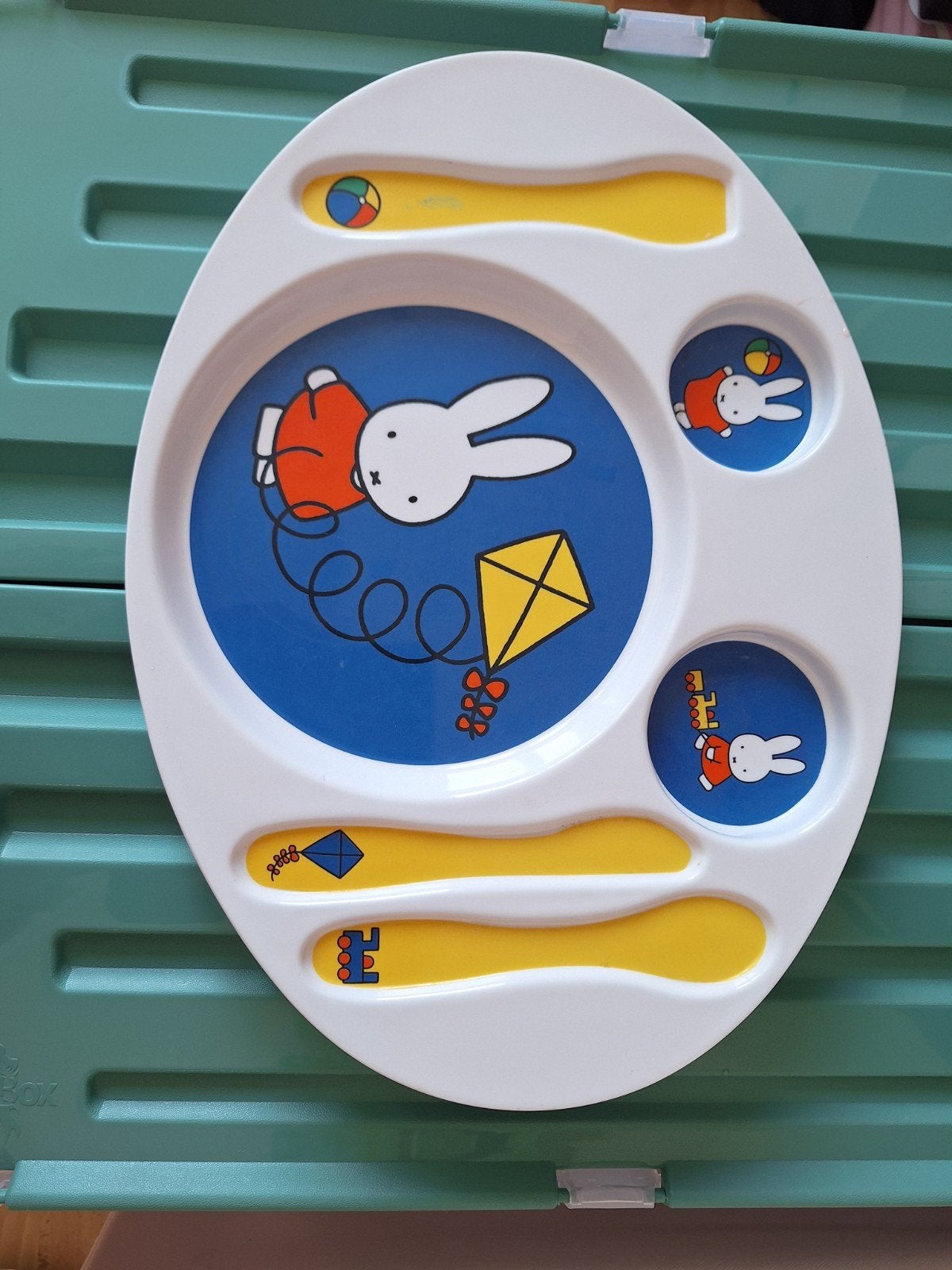 Mepal Rosti Nijntje kinderbord met bestek, Ophalen of Verzenden, Nieuw