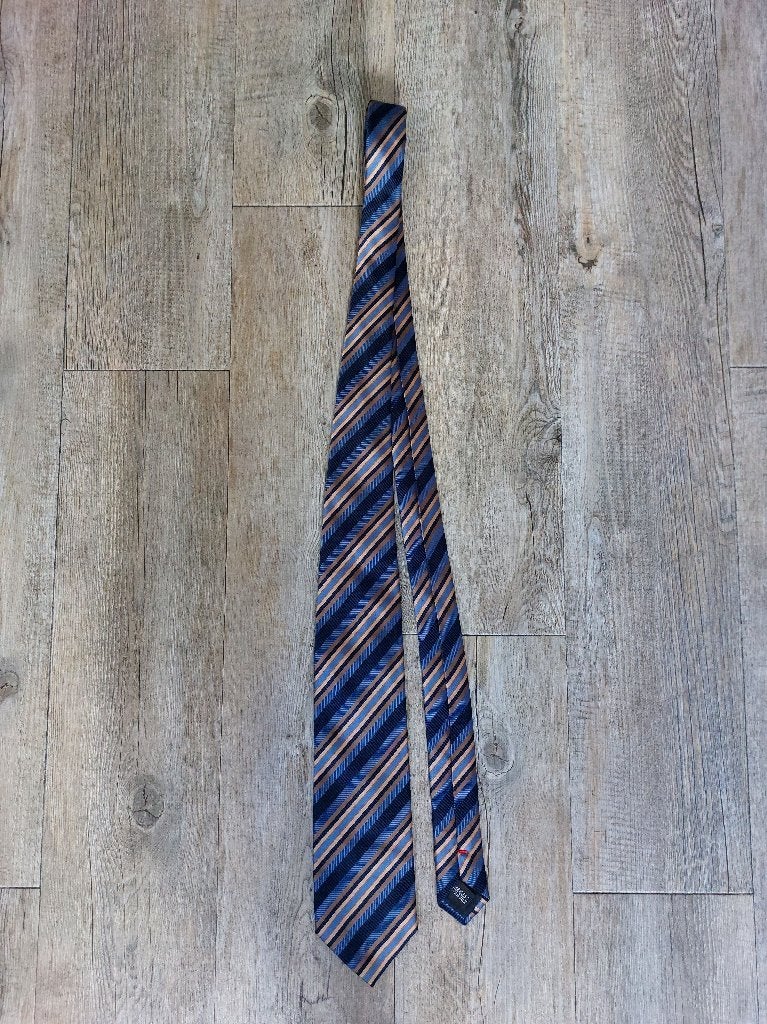 Michaelis stropdas, Ophalen of Verzenden, Zo goed als nieuw, Blauw, Met patroon