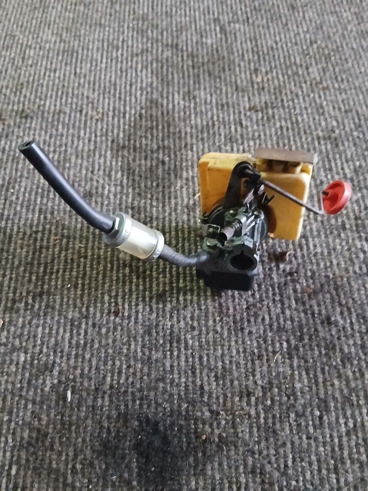 Dellorto 12/7 Carburateur met Choke en Luchtfilter, Ophalen of Verzenden, Gebruikt, Carburateur, Dellorto