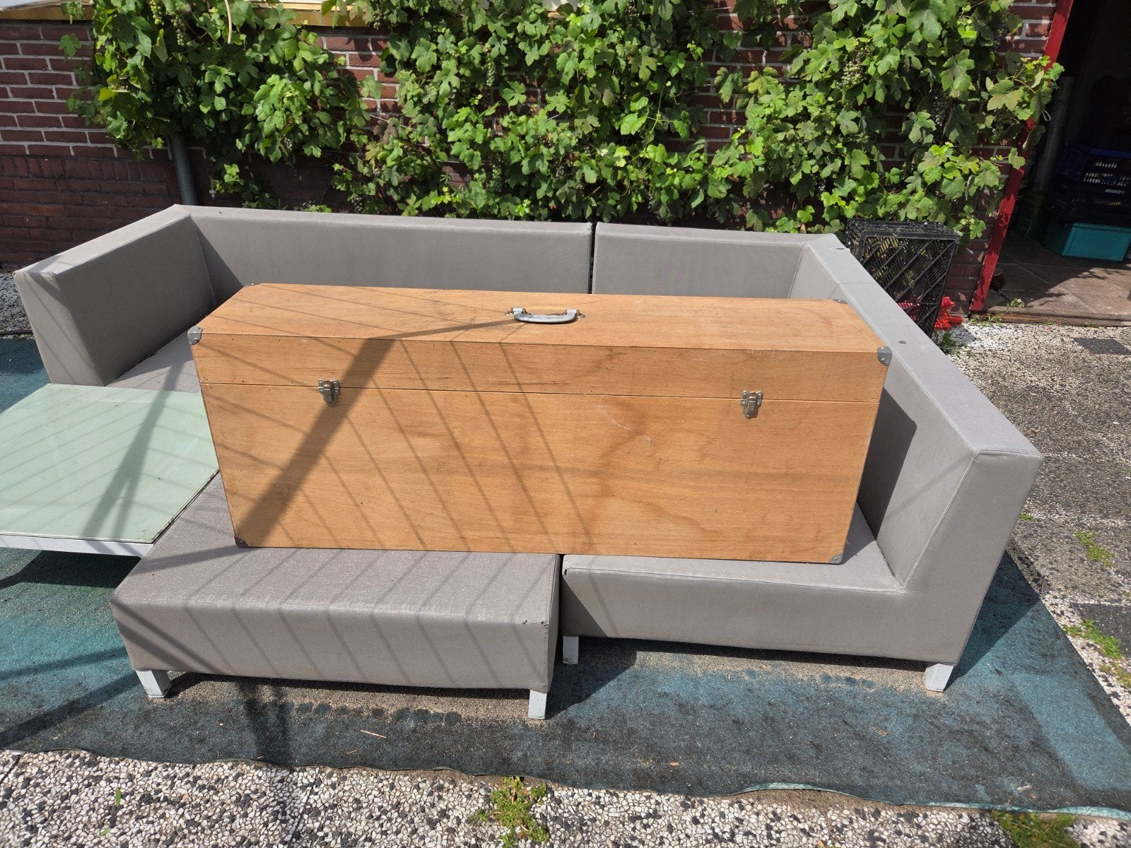 Houten opberg kist 30 cm x 50 cm x133 cm, Hobby en Vrije tijd, Modelauto's | 1:50, Ophalen, Bus of Vrachtwagen