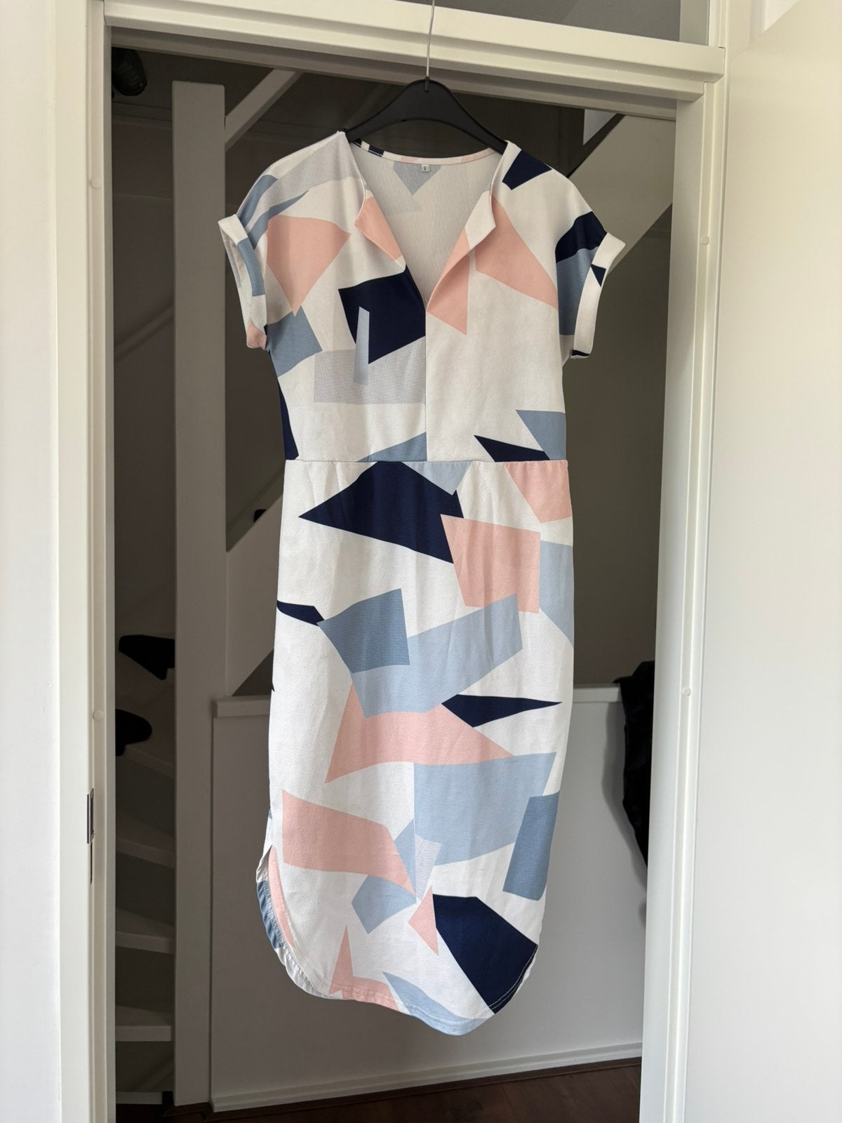 Jurk, Ophalen, Roze, Maat 36 (S), Gedragen