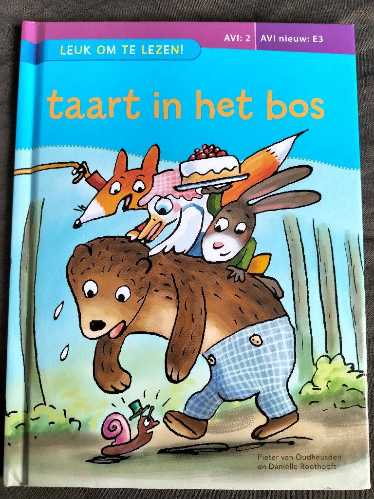 taart in het bos / leuk om te lezen! avi 2 / E3, Ophalen of Verzenden, Zo goed als nieuw, Pieter van Oudheusden, Fictie algemeen