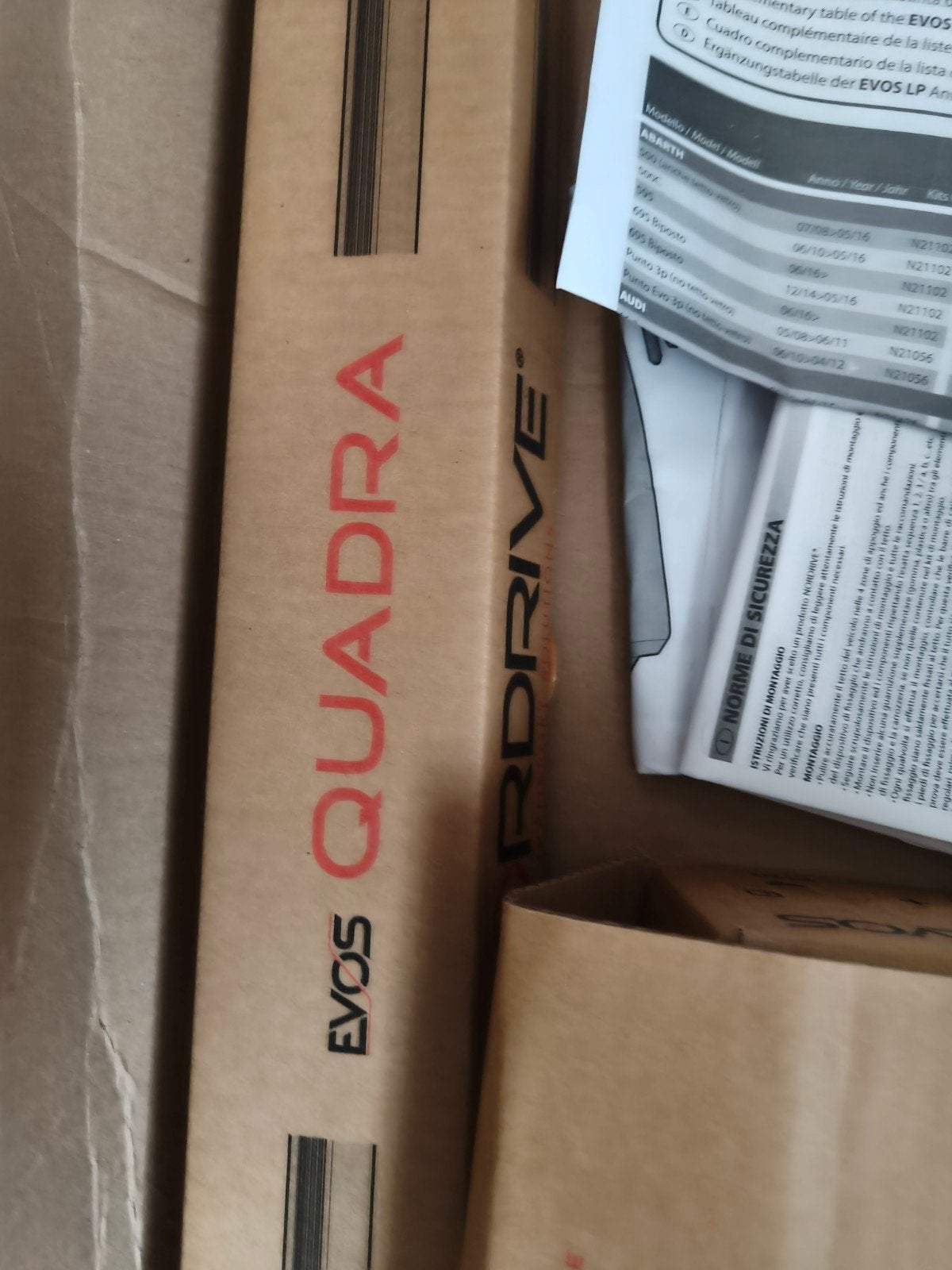 Nieuwe Nordrive Evos Quadra dakdragerset, Auto diversen, Ophalen of Verzenden, Nieuw