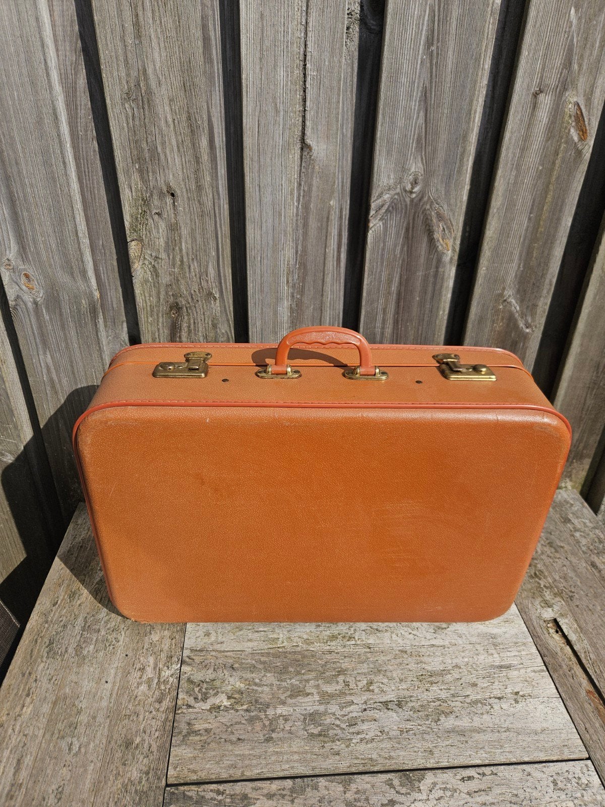 Vintage reiskoffer, Sieraden, Tassen en Uiterlijk, Ophalen, Gebruikt, Overige materialen
