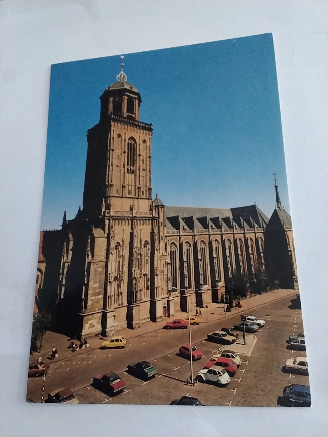 Ansichtkaart Grote of Lebuïnuskerk Deventer (ongelopen), Ophalen of Verzenden, 1960 tot 1980, Ongelopen, Gelderland