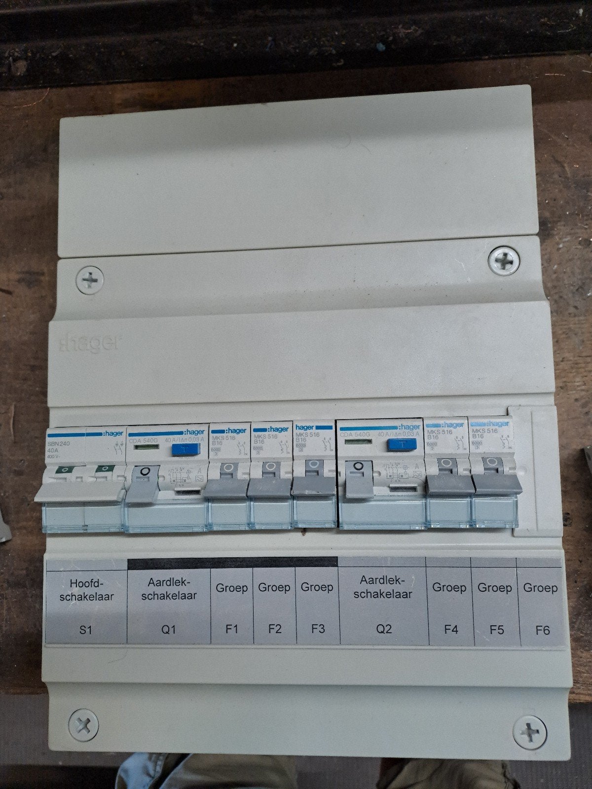Hager Groepenkasten of meterkasten, Ophalen of Verzenden, Gebruikt, Overige typen