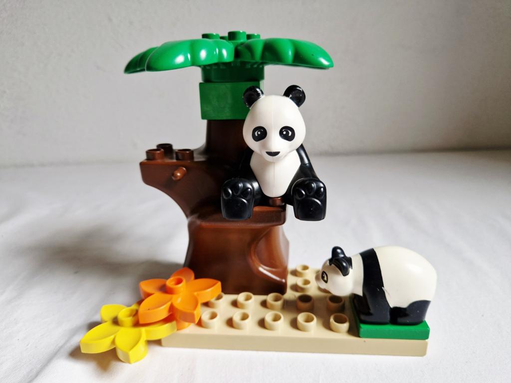 Duplo dierentuin dieren panda, Ophalen of Verzenden, Gebruikt, Duplo