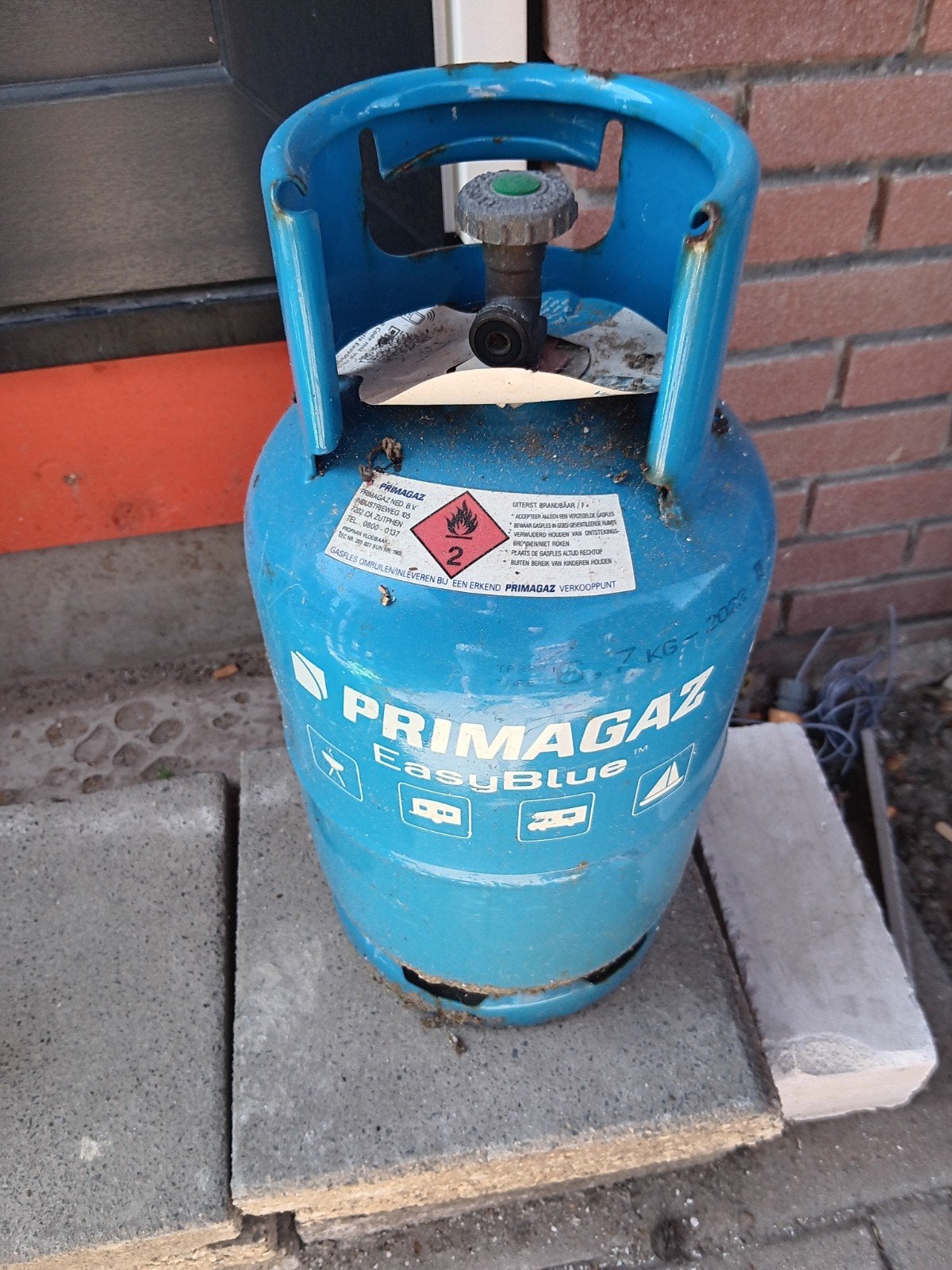 Primagaz 7 Kilo, Caravans en Kamperen, Kampeeraccessoires, Ophalen, Nieuw