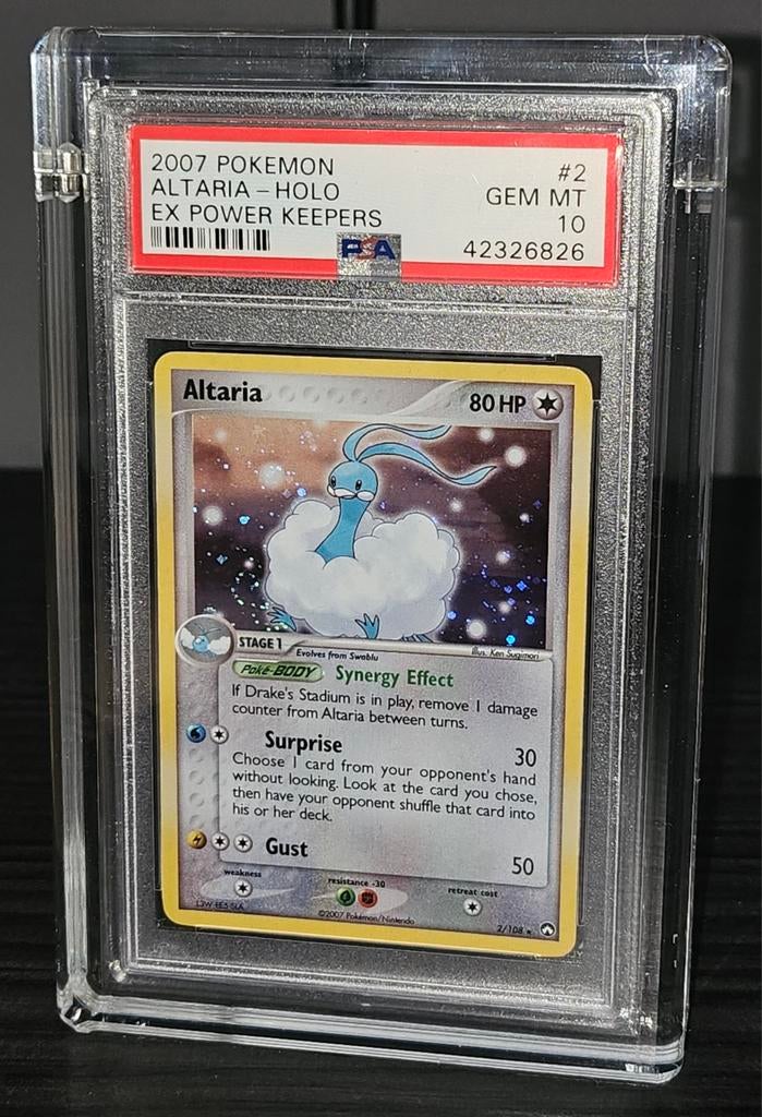 Pokemon - Altaria Holo EX Power Keepers #2 PSA 10 - Low pop, Ophalen of Verzenden