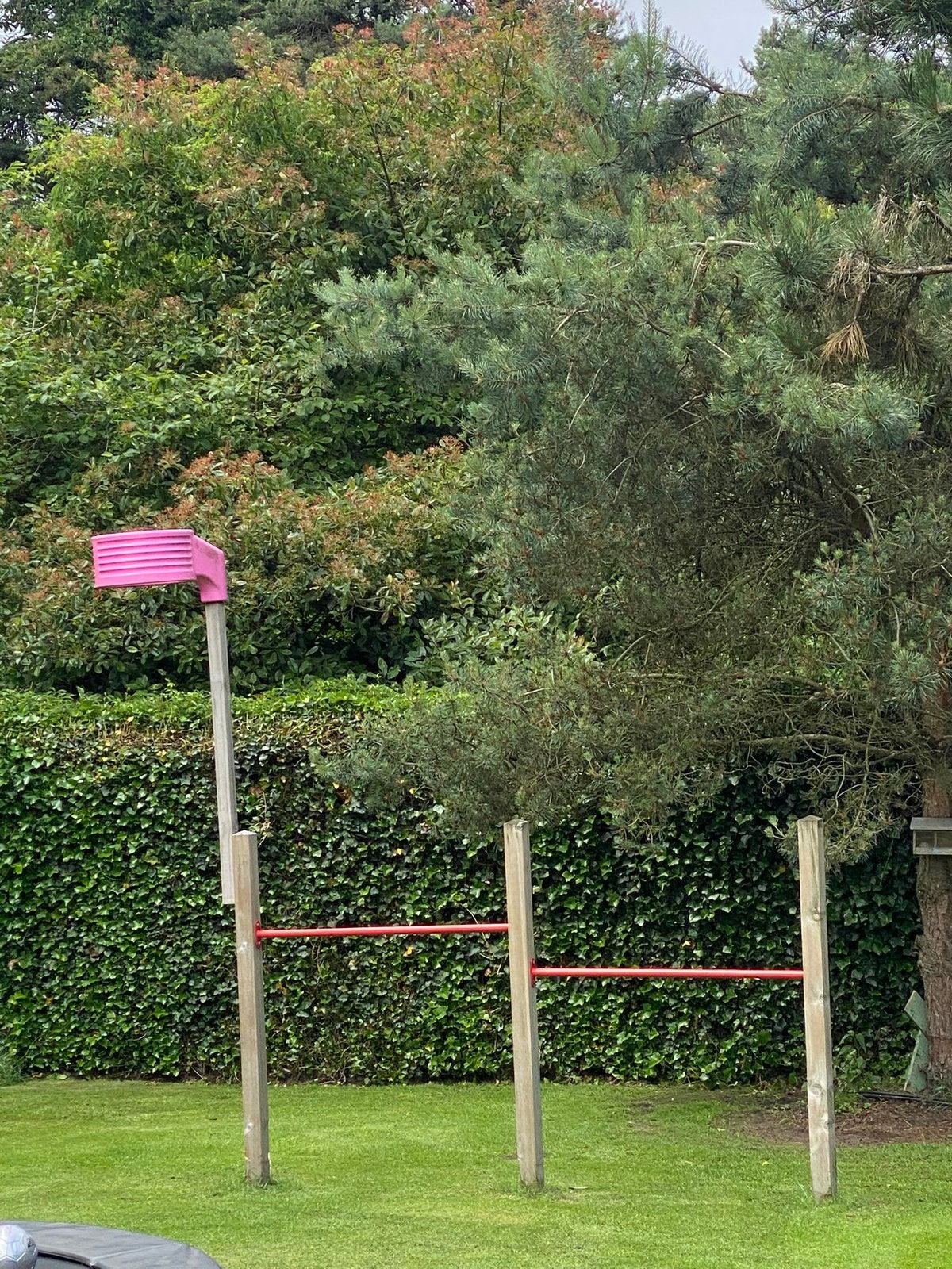 Rekstok en korfbalpaal, Ophalen, Gebruikt