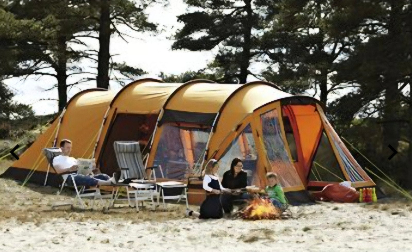 Ruime Outwell Hawaii  tunneltent voor 5-personen -, Ophalen of Verzenden, Gebruikt, Tot en met 5