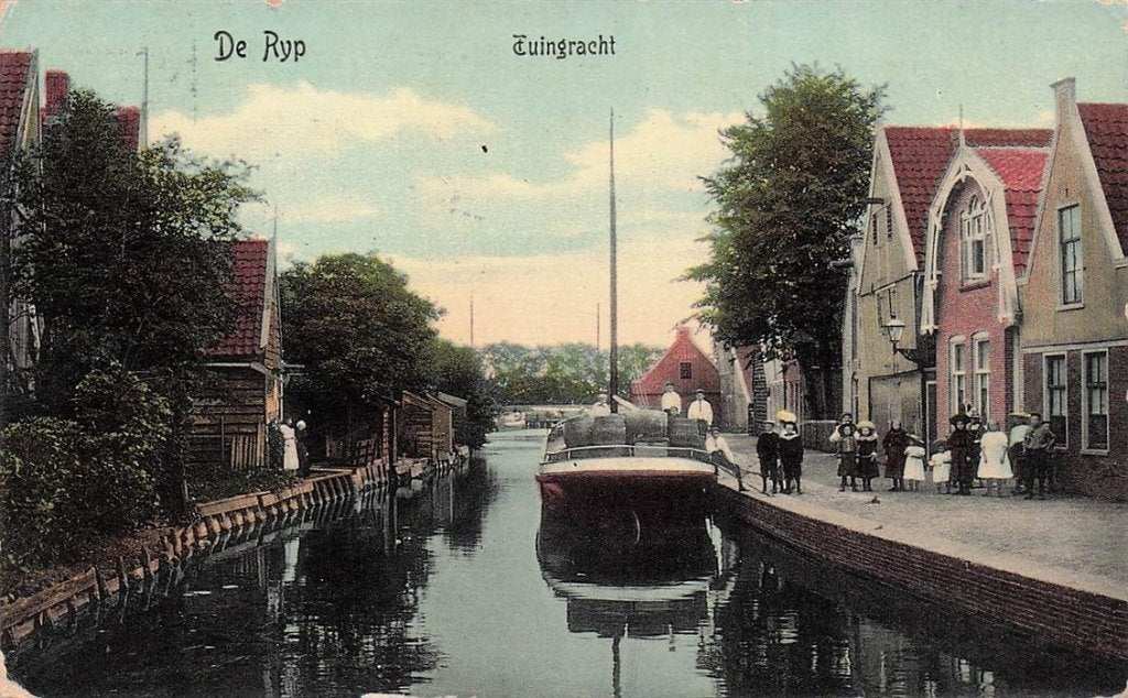 702-119-003 De Rijp Tuingracht, Verzamelen, Verzenden, Voor 1920, Noord-Holland