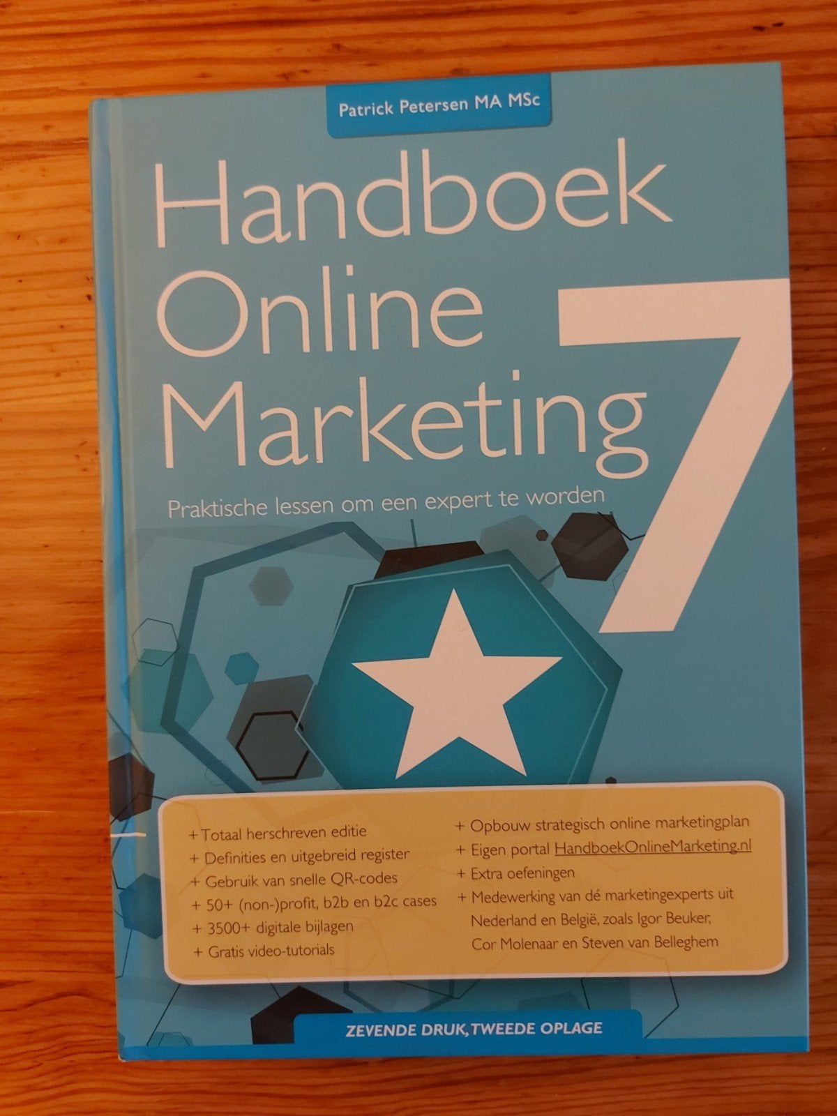 Handboek Online Marketing 7e druk - Patrick Petersen, Ophalen of Verzenden, Zo goed als nieuw, HBO, Patrick Petersen