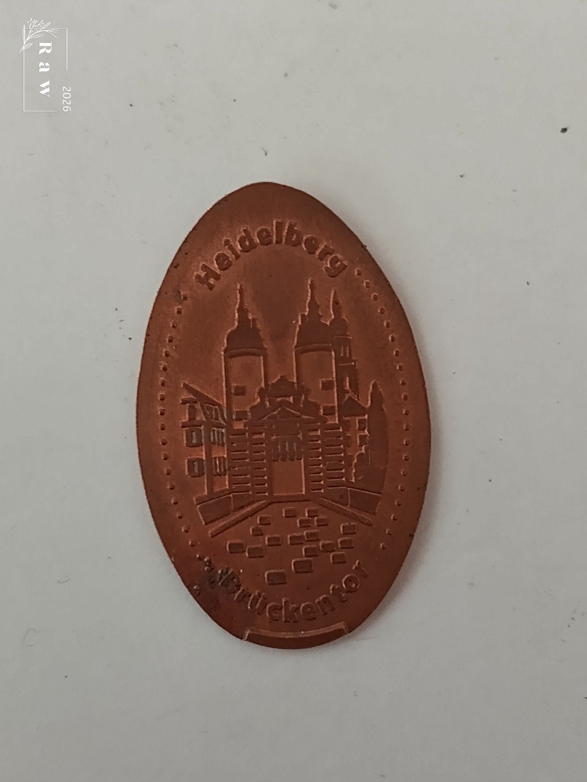 Pressed Penny Heidelberg Brückentor, Ophalen of Verzenden, Overige materialen