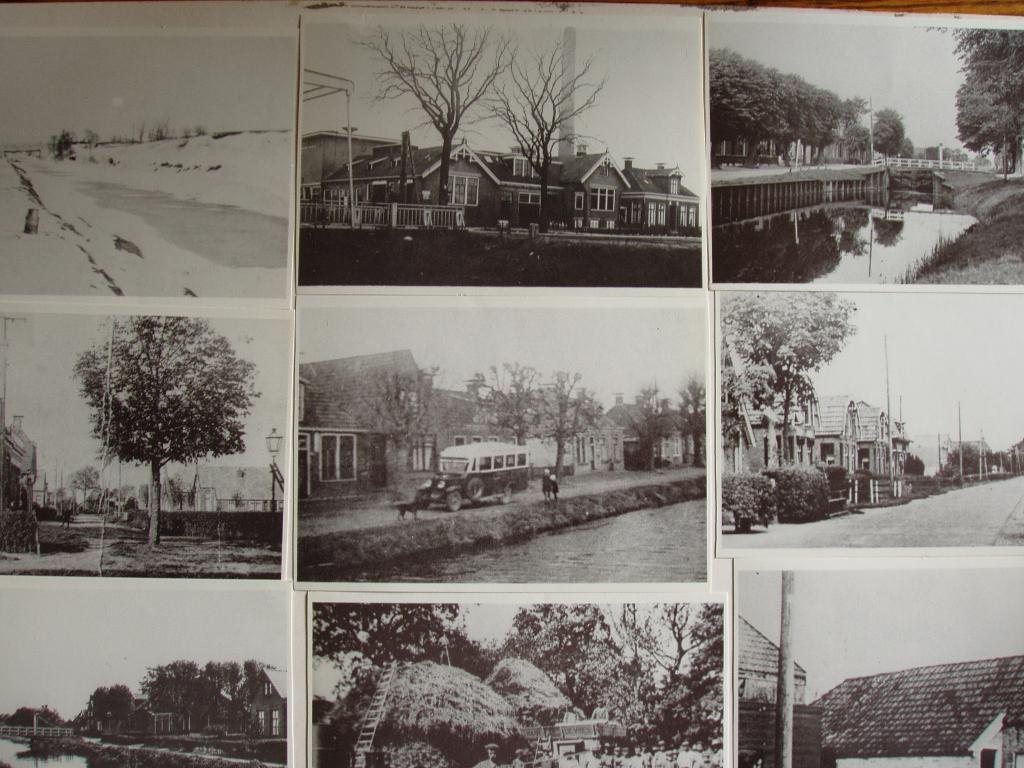 2 x 16 foto's over Jubbega-Schurega., Verzamelen, Ansichtkaarten | Nederland, Ophalen of Verzenden, 1940 tot 1960, Ongelopen, Friesland