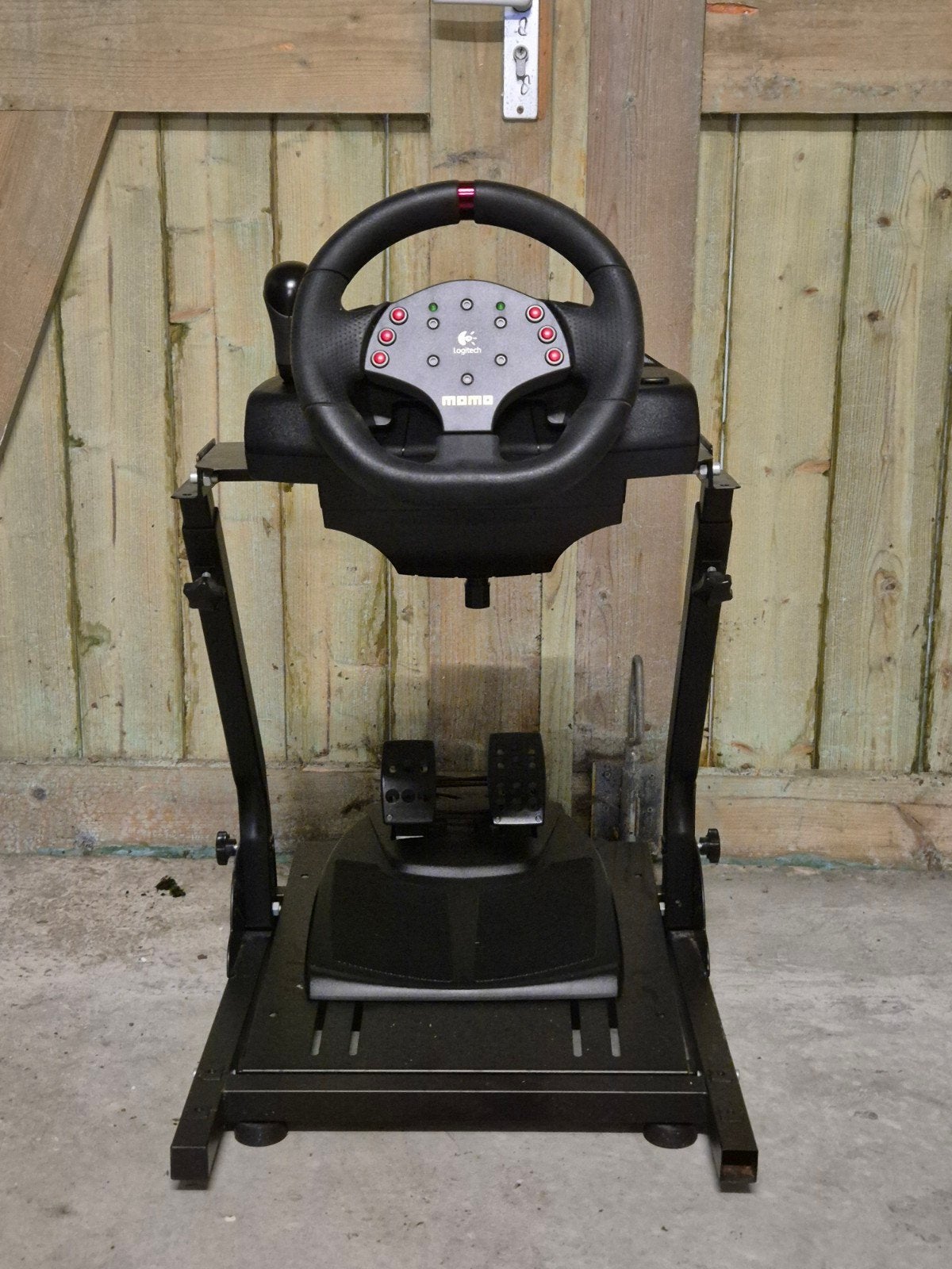 Racestuur ( sim racing ) + standaard, Spelcomputers en Games, Ophalen, Zo goed als nieuw
