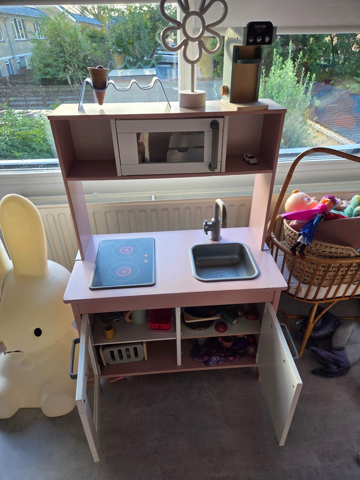 Houten ikea kinderkeuken met accessoires - Roze, Ophalen, Gebruikt, Hout, Speelkeuken
