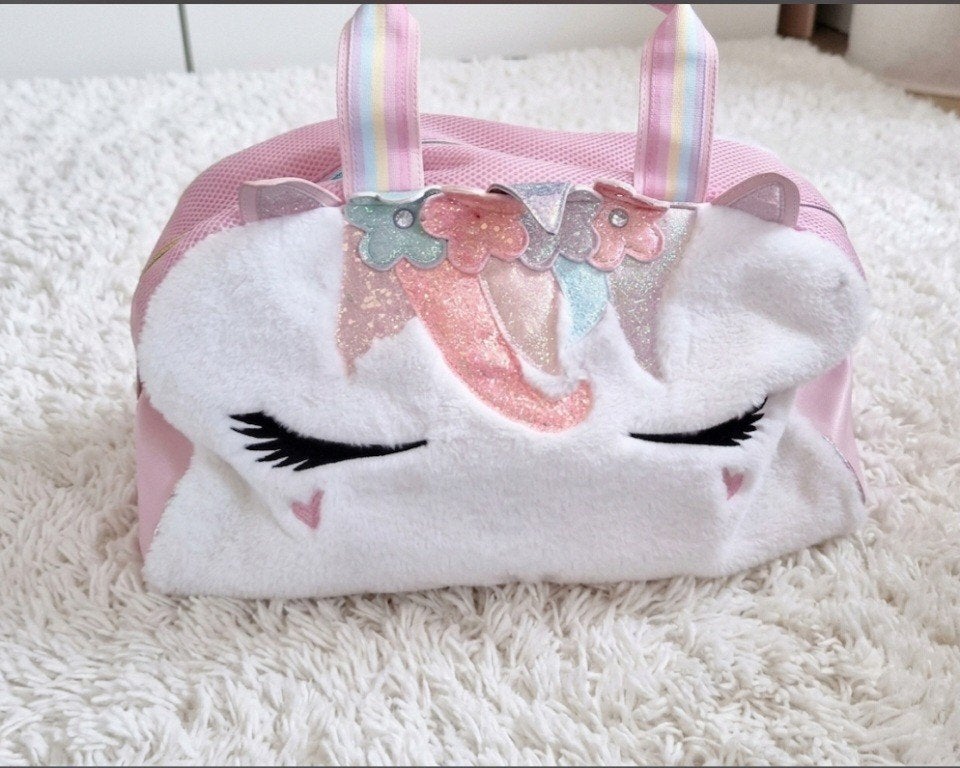 Grote Roze Unicorn Speelgoedtas / Opbergtas (Leeg)​, Ophalen