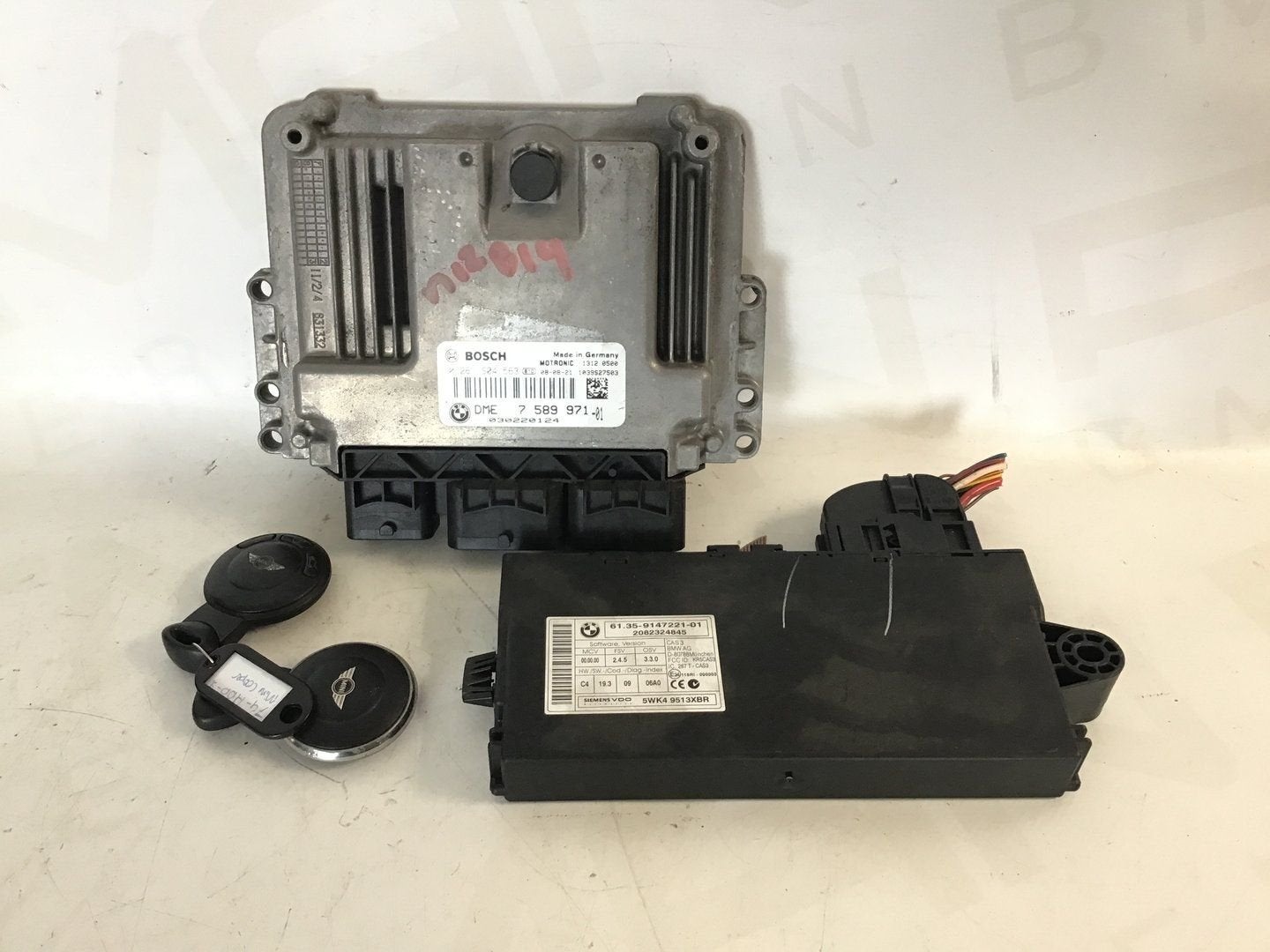Computer motormanagement set N12B14 Mini R56 7589971, Gebruikt, -, -, Ophalen of Verzenden