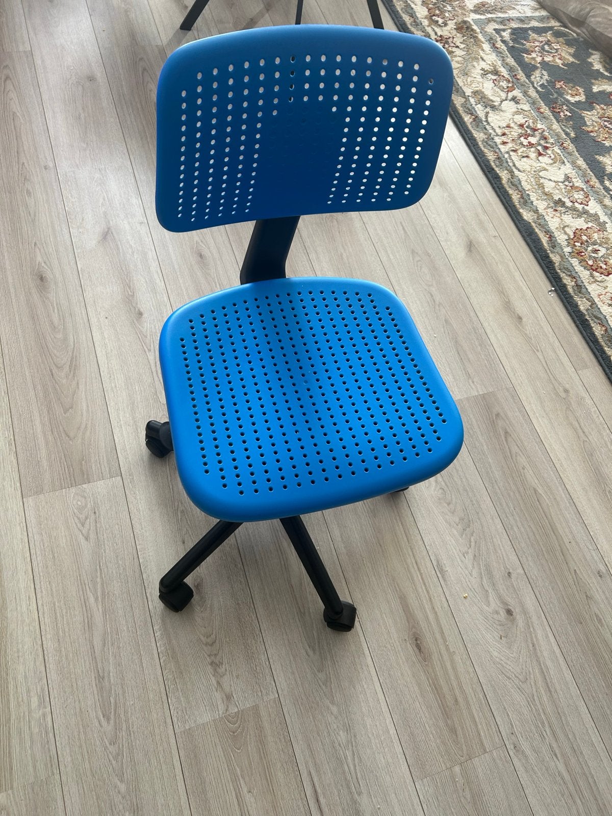 Blauwe bureaustoel voor kinderen gebruikt, Ophalen, Gebruikt, Blauw, Bureaustoel