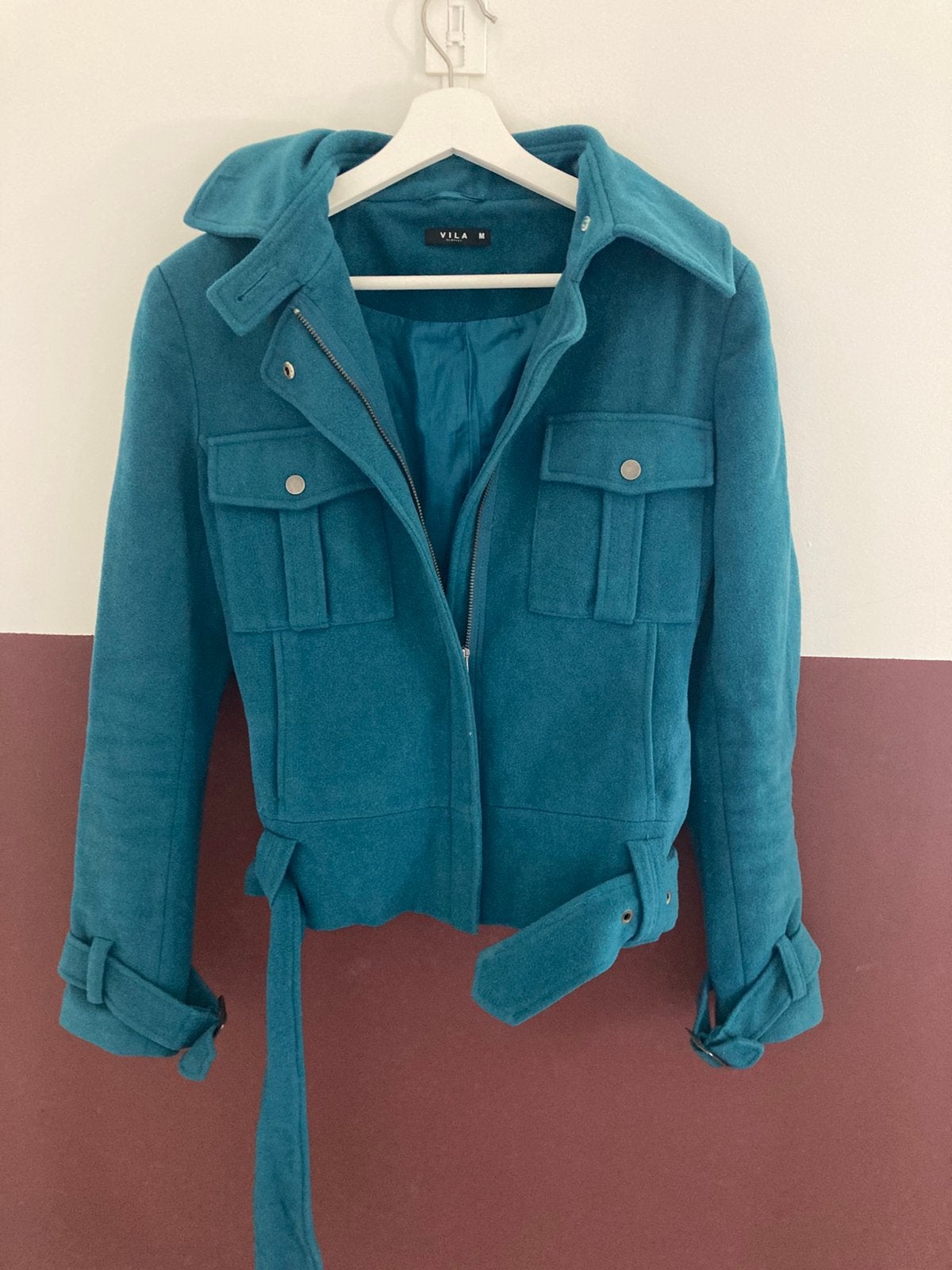 Petrol jas dames vila m nieuw!, Ophalen of Verzenden, Zo goed als nieuw, Blauw