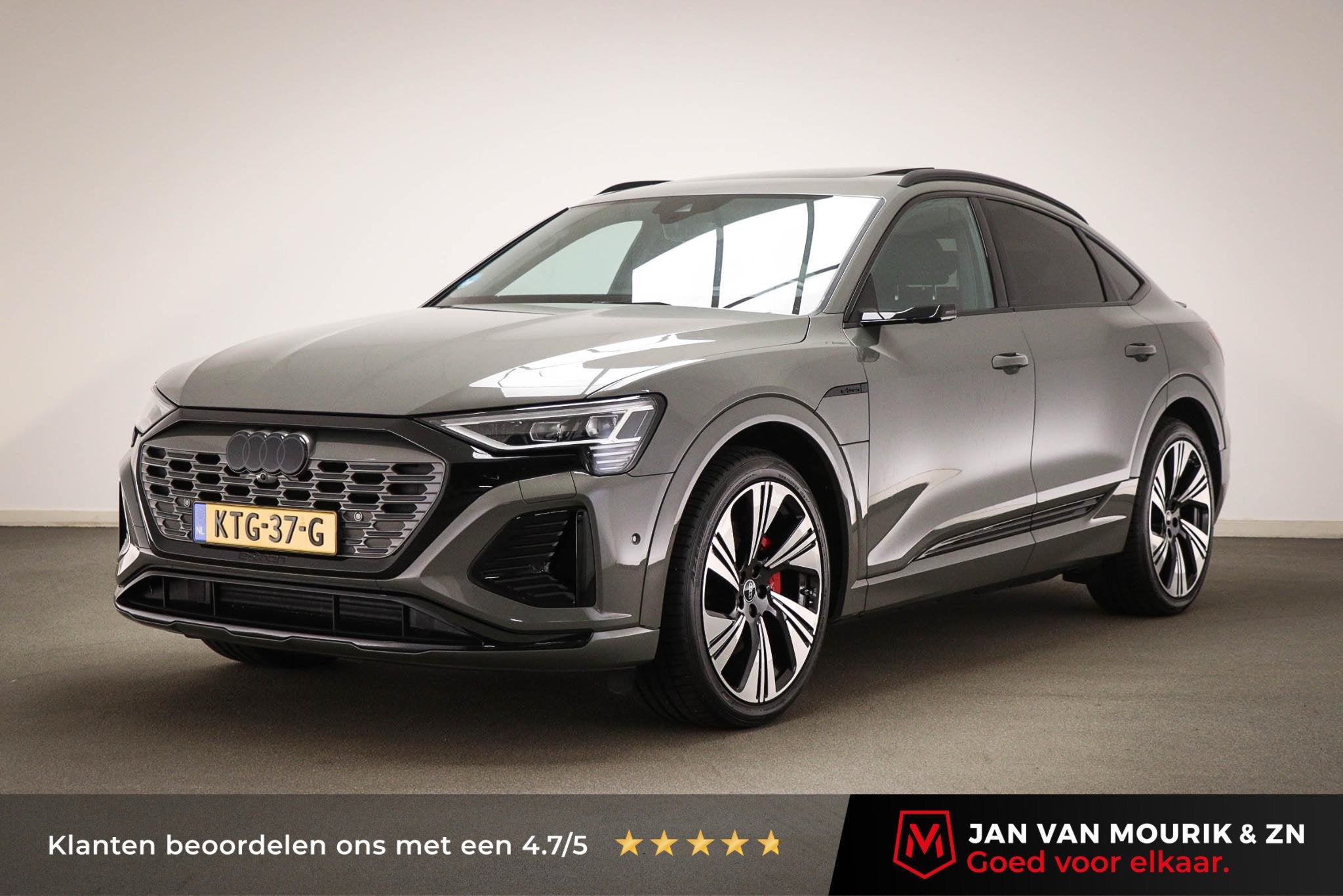 Audi Q8 Sportback e-tron 55 quattro Edition 115 kWh | PANORA, Auto's, Automaat, Stof, Huisgarantie, Met garantie (alle)