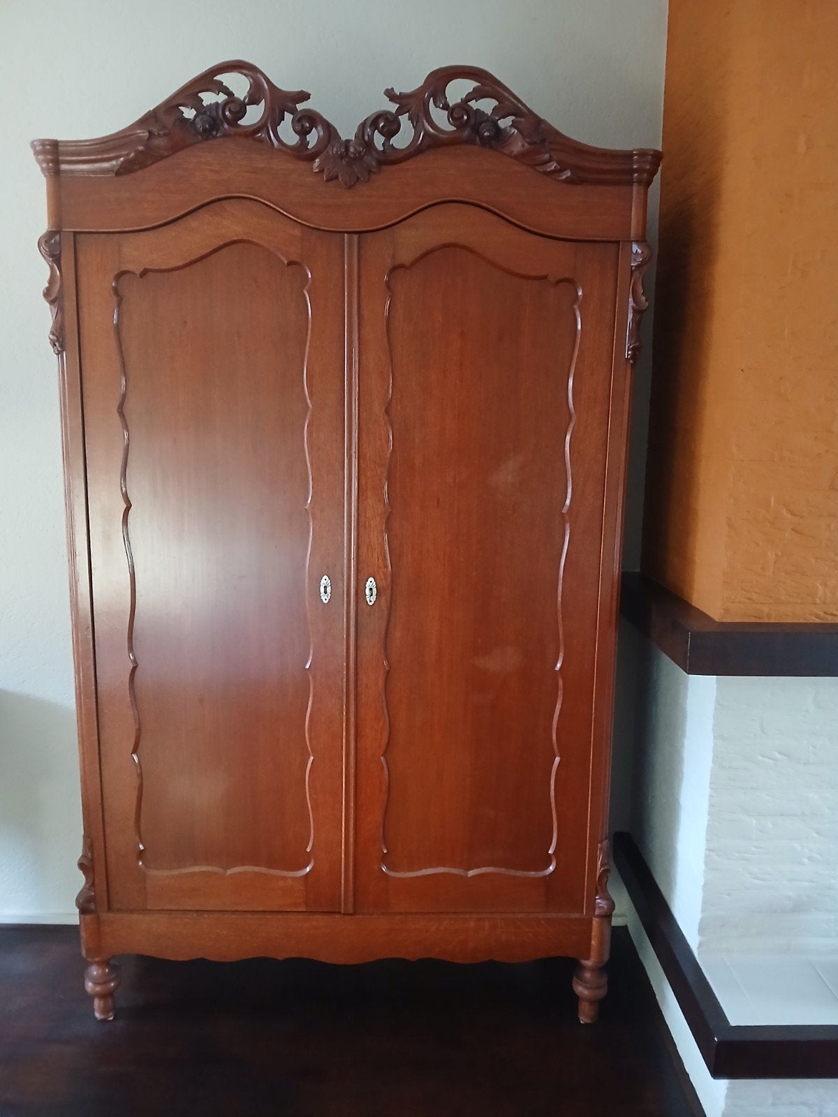 Antieke linnenkast - massief hout, zonder schroeven, Ophalen