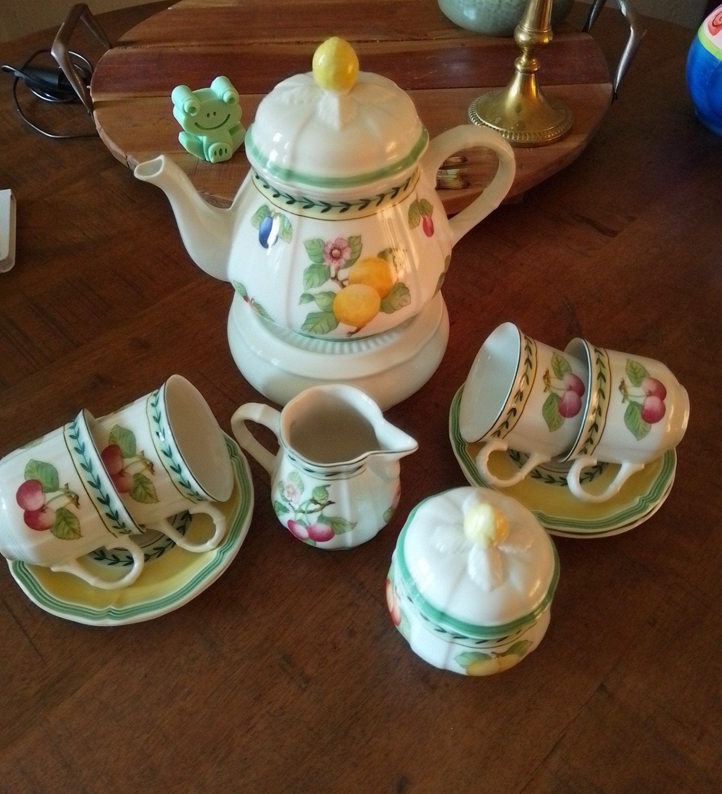 Villeroy & Boch French Garden theeservies - 6-delig, Ophalen, Zo goed als nieuw, Landelijk/Boerenbont, Villeroy & Boch