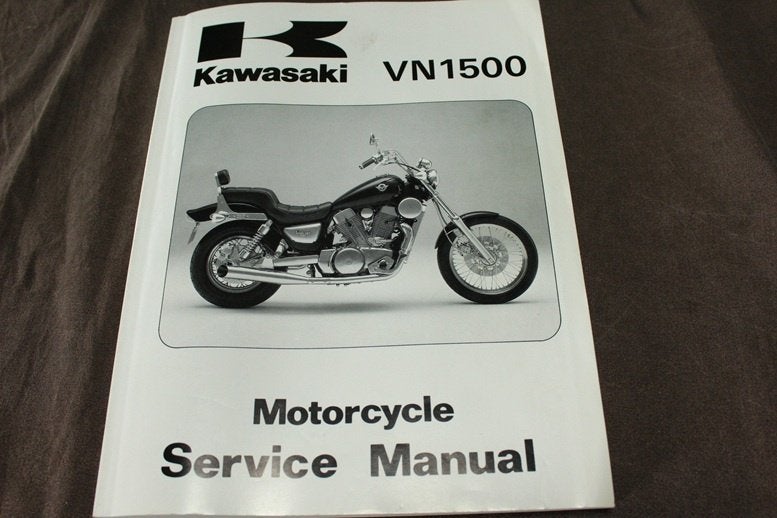 Kawasaki VN1500 Vulcan 1987-1996 motorcycle service manual, Ophalen of Verzenden, Kawasaki