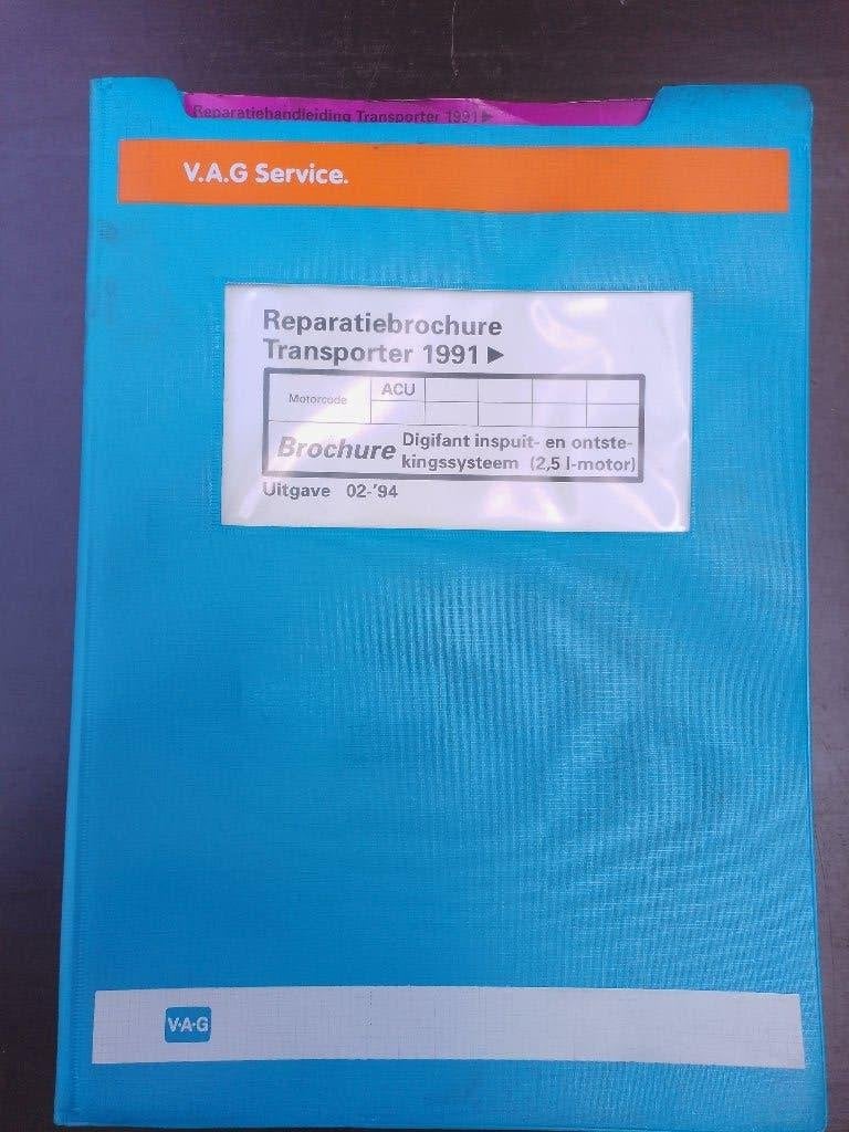 Vw Transporter T4 2.5 dealer werkplaatsboek inspuiting ACU, Verzenden, Gelezen, Volkswagen
