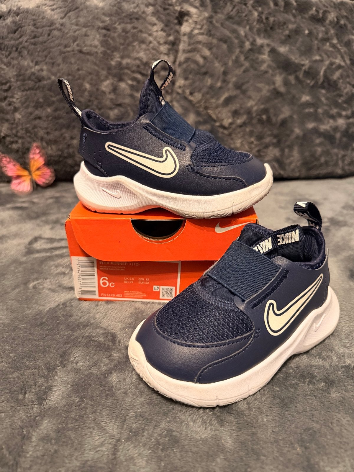 Nike Flex Runner 3 TD kinderschoentjes maat 22, Verzenden, Gebruikt, Jongetje of Meisje, Schoentjes