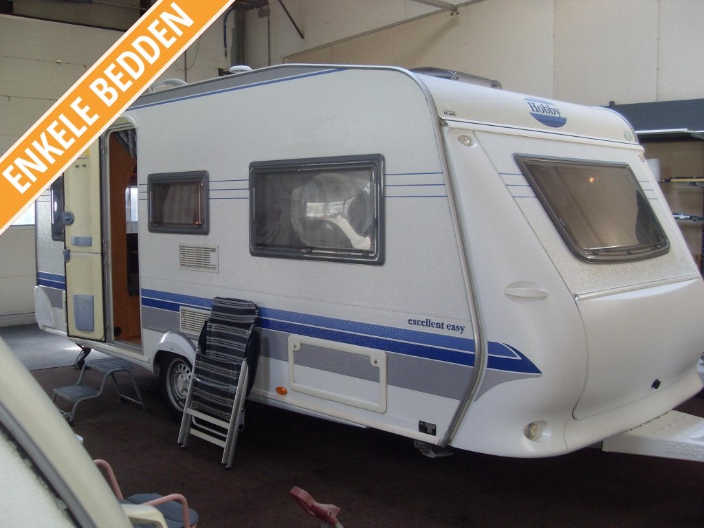 Hobby Excellent Easy 495 UL, Caravans en Kamperen, Rondzit, Hobby, Bedrijf, 4 tot 5 meter