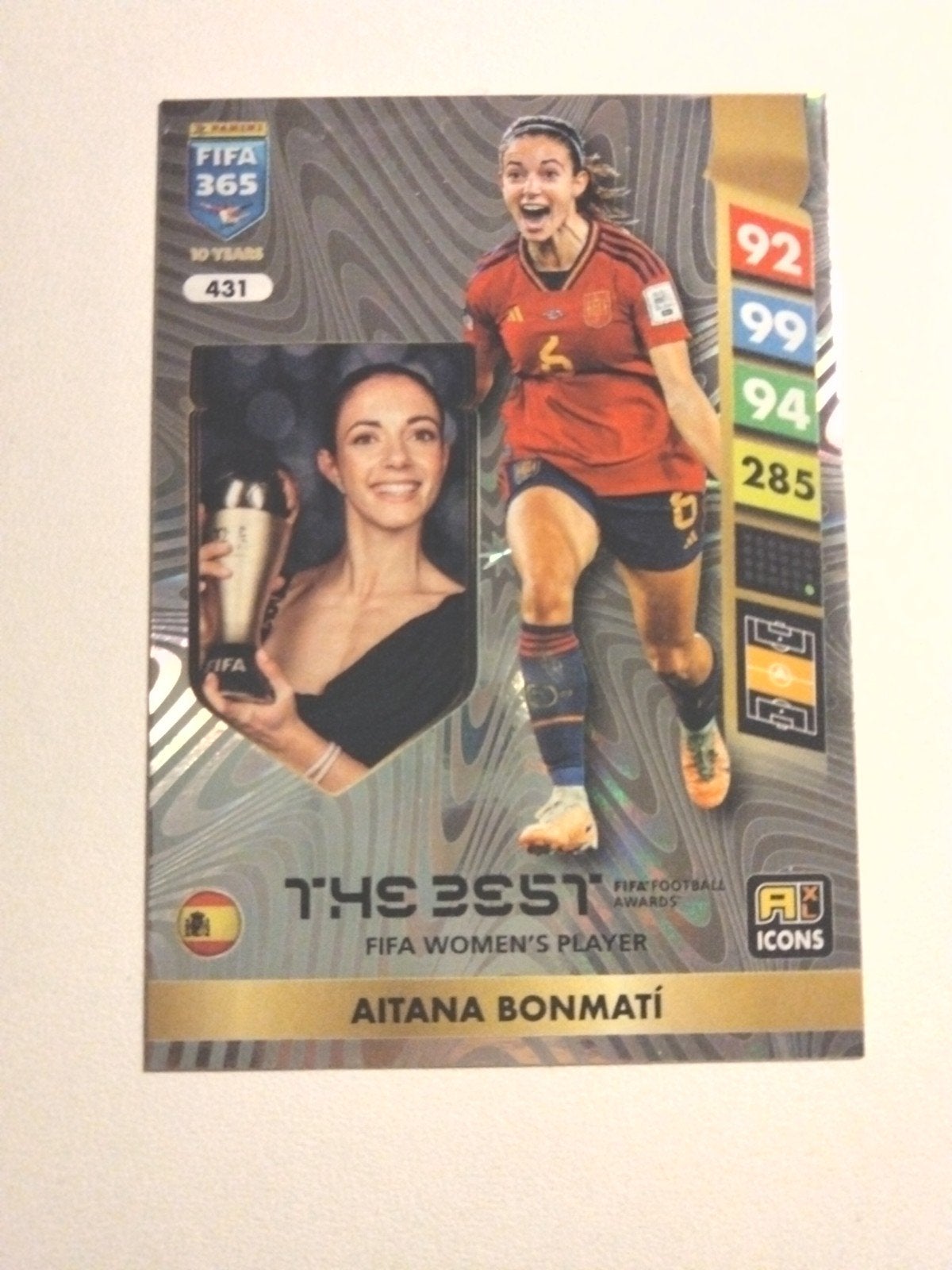 Aitana Bonmatí FIFA 365 Adrenalyn XL Spelerskaart, Ophalen of Verzenden, Zo goed als nieuw, Buitenlandse clubs, Spelerskaart