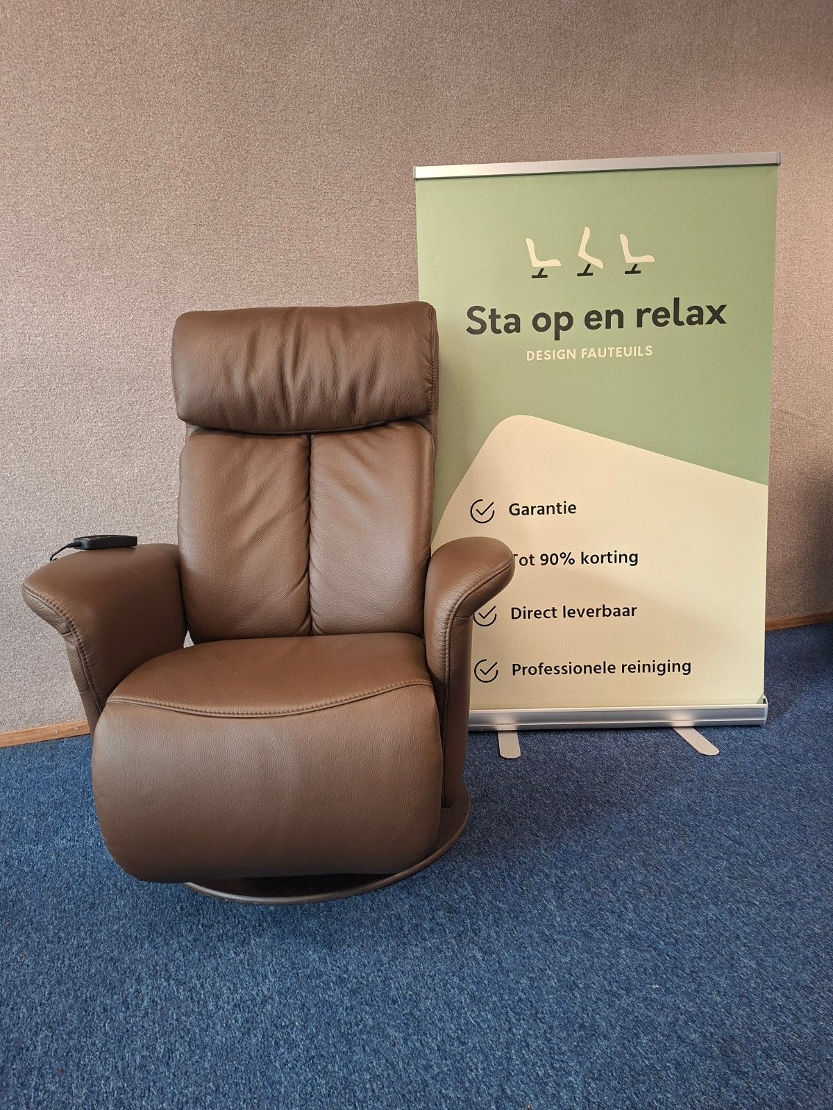 Sta op relax fauteuil Meubelzorg Sublime ZGAN evt op accu🔋, Minder dan 75 cm, Ophalen of Verzenden, Zo goed als nieuw, Staopenrelax@gmail.com