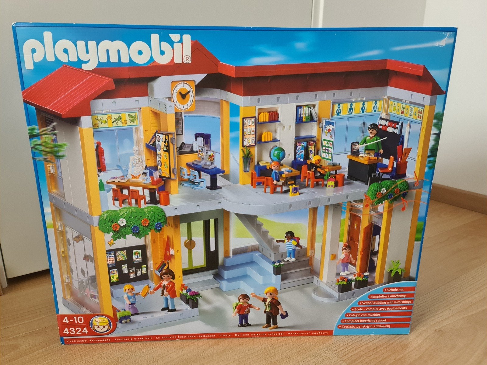 Playmobil 4324 Grote School - Compleet, Ophalen, Gebruikt, Complete set, Gebouw