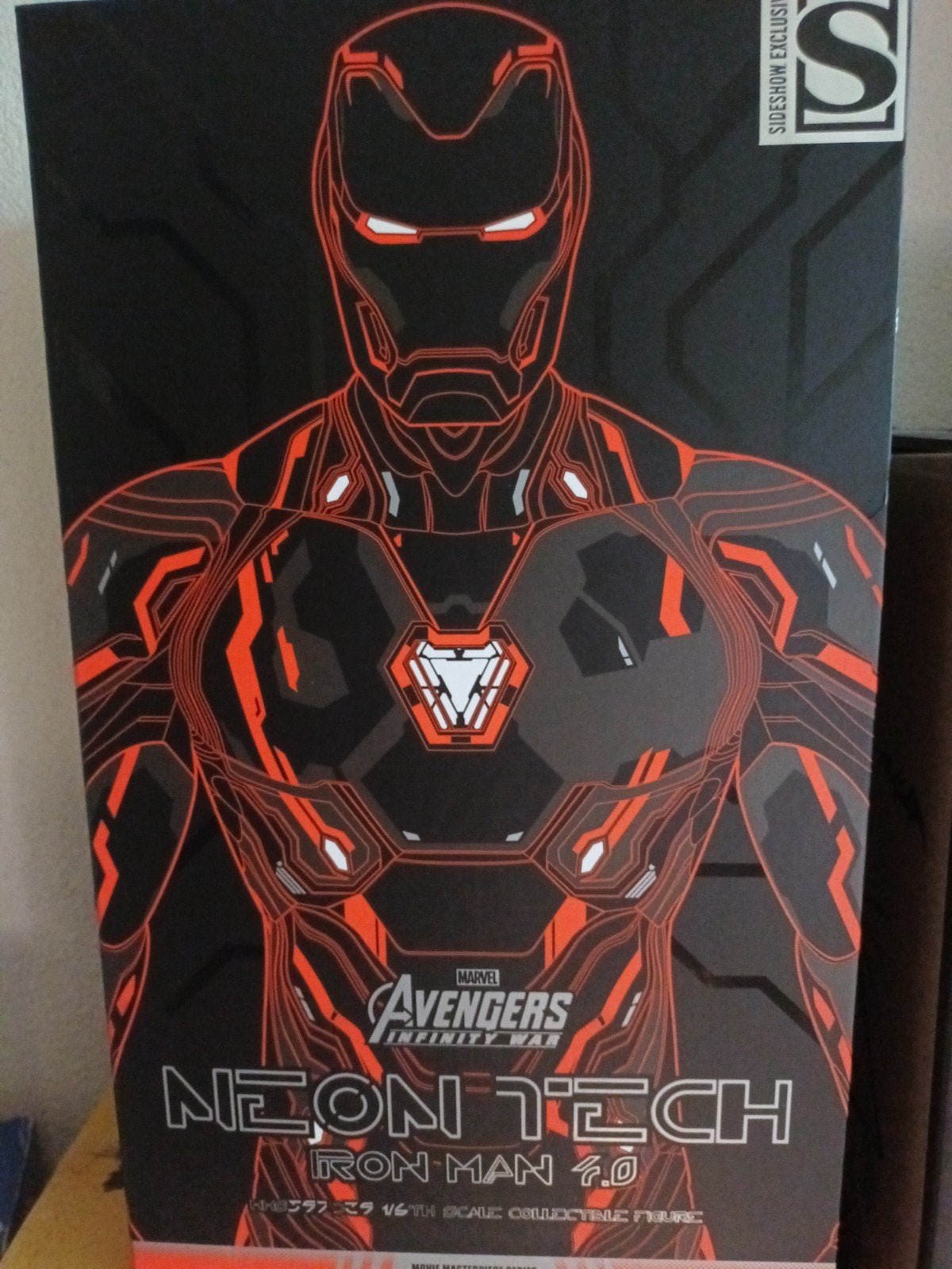 Hot Toys Neon Tech Iron Man 4.0 1/6 Schaal Figuur, Ophalen of Verzenden, Nieuw