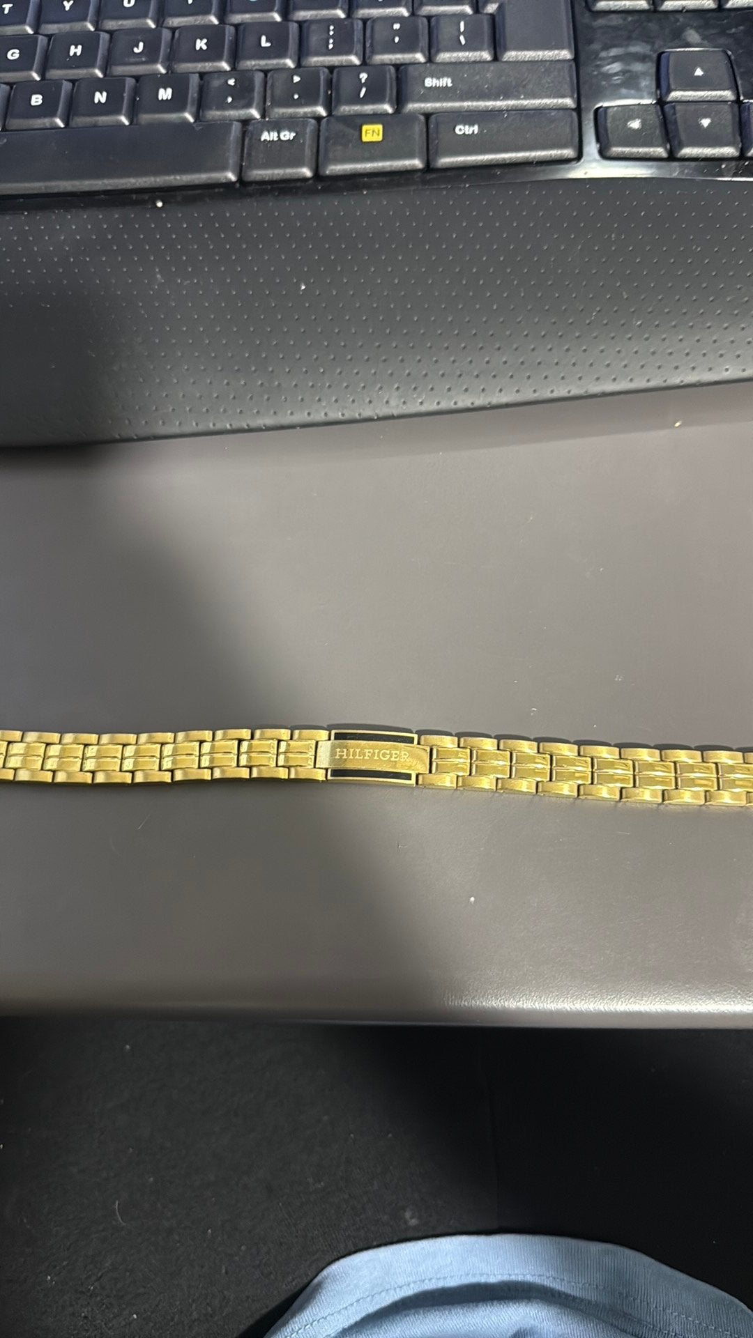 Tommy hilfiger armbandje, Ophalen of Verzenden, Zo goed als nieuw, Zilver