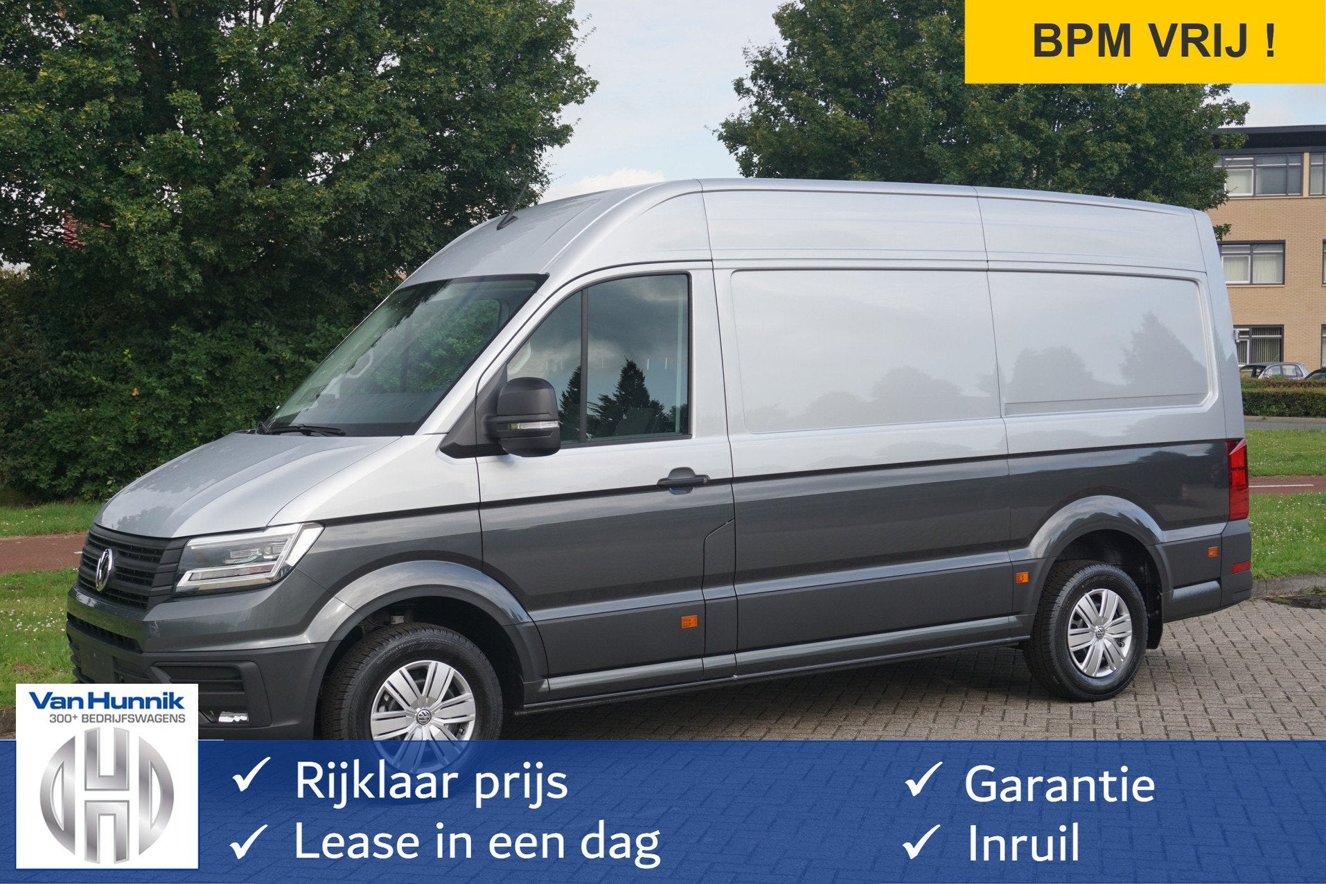 Volkswagen Crafter 35 177PK L3H3 AUT BPM VRIJ! Navi, Cam, AC, Gebruikt, 4 cilinders, Volkswagen, 3000 kg