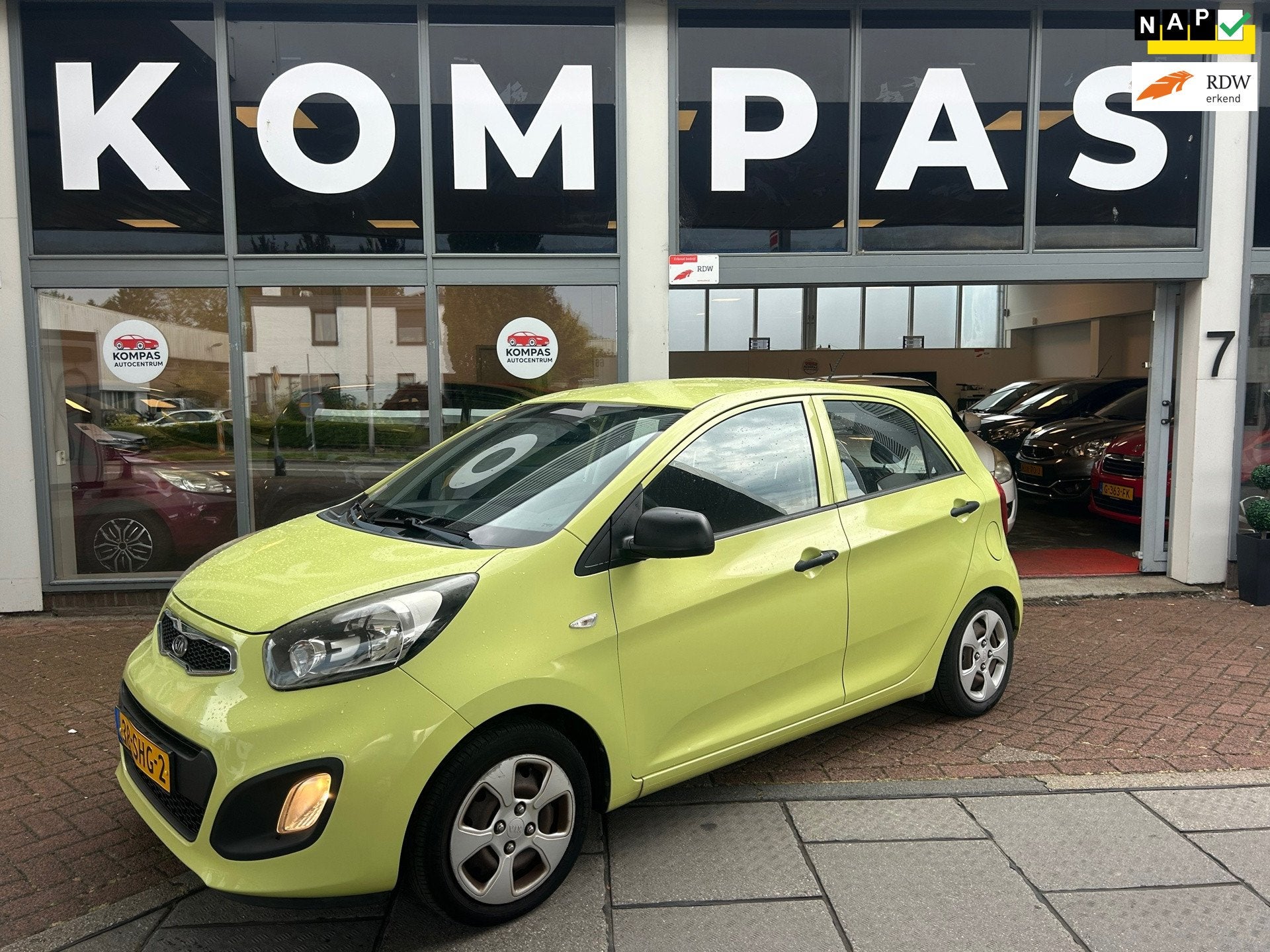 Kia Picanto 1.0 CVVT Comfort Pack |1EIG|Airco|USB|EL.Ramen|A, Voorwielaandrijving, Euro 5, Stof, Gebruikt